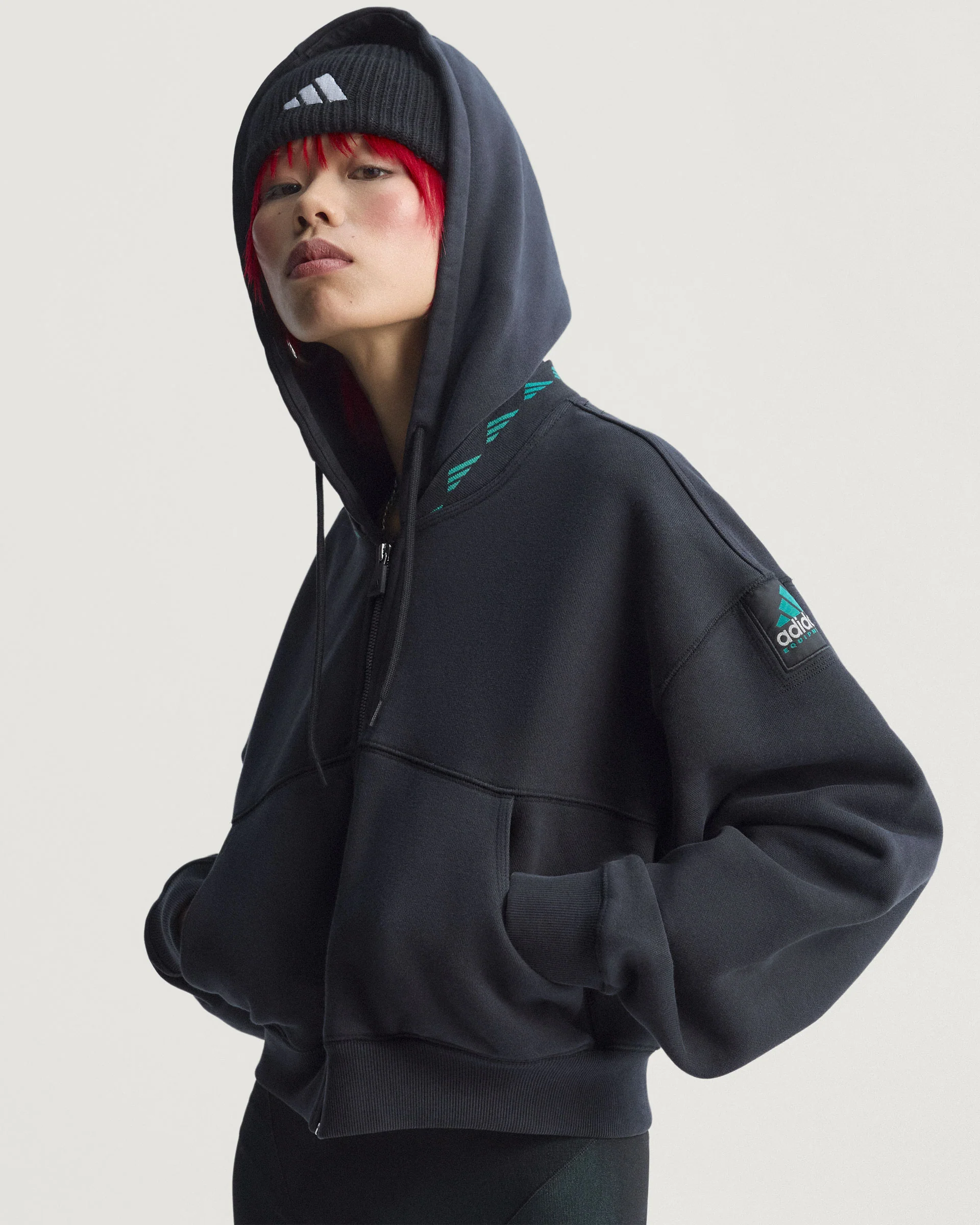 Equipment Cropped Hoodie - Image 4