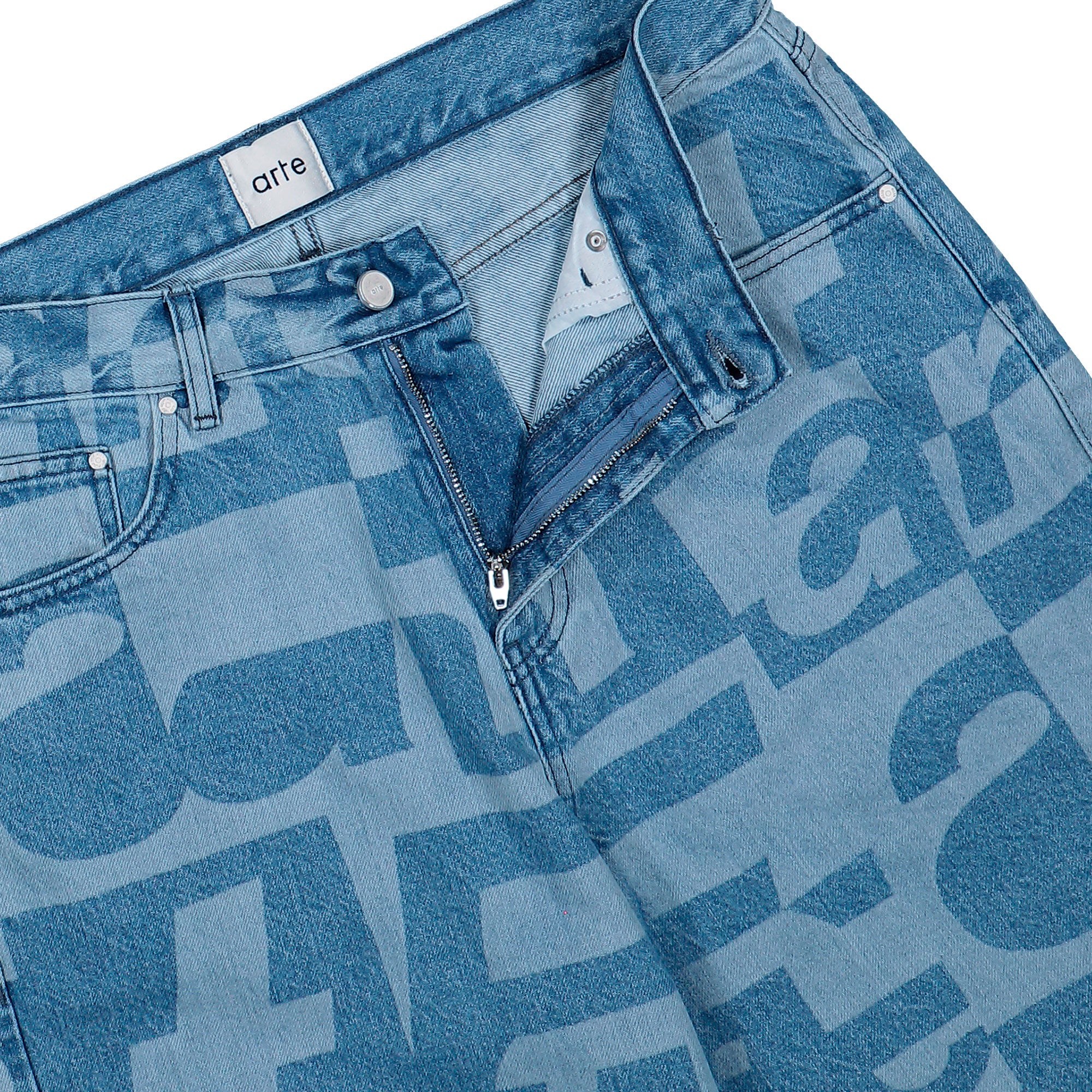 Denim Allover Pants - Image 4