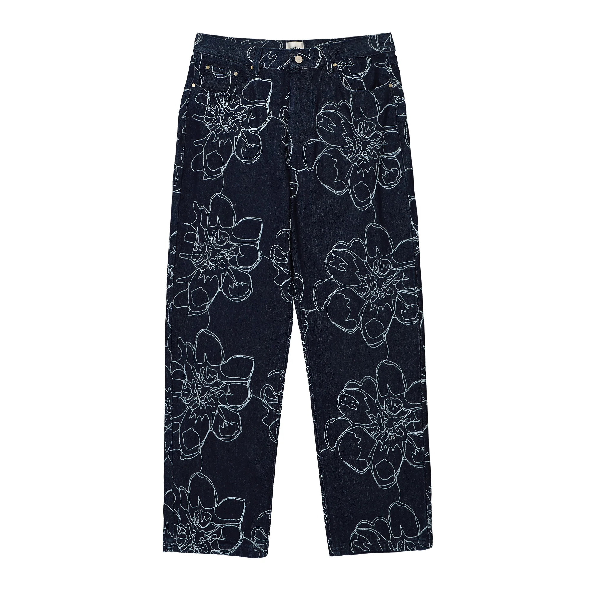 Flower Stitch Pants