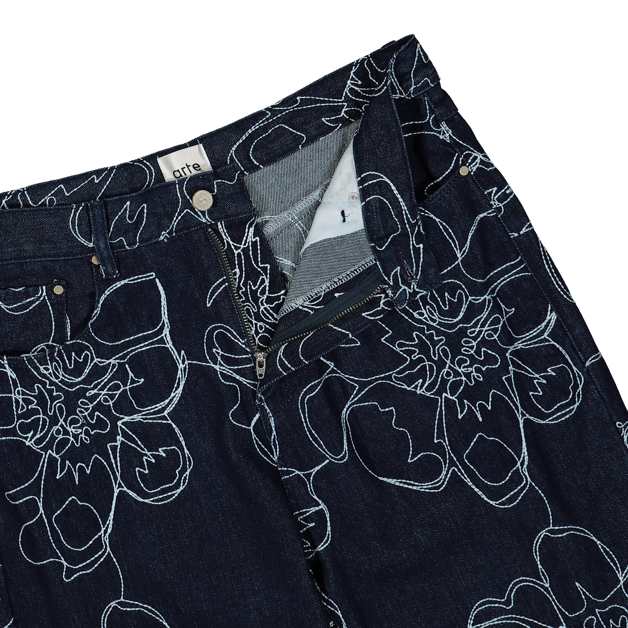 Flower Stitch Pants - Image 4