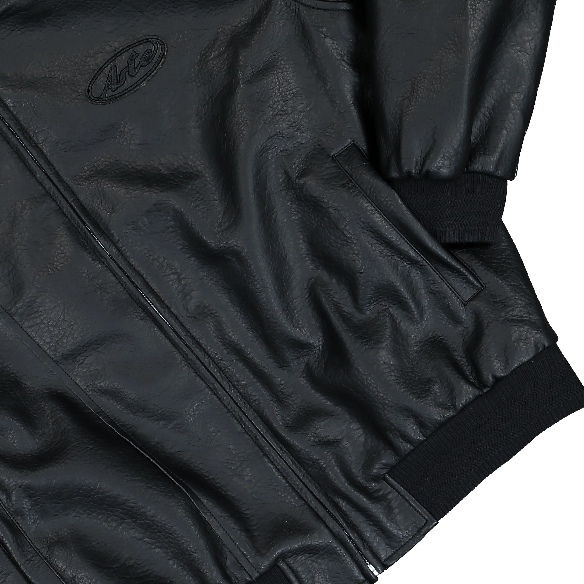 Leather Varsity Jacket - Image 4