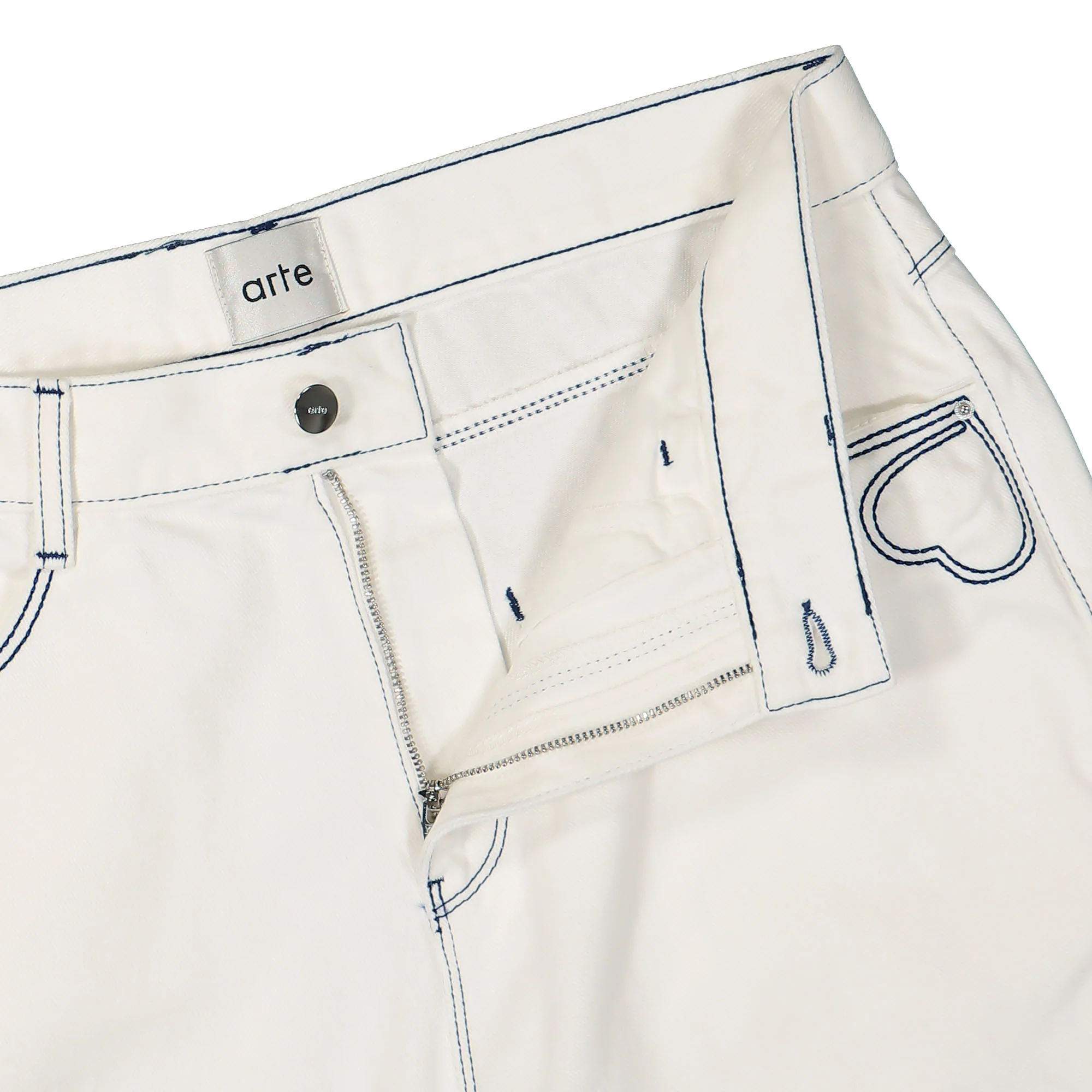 Poage Heart Detail Pants - Image 4