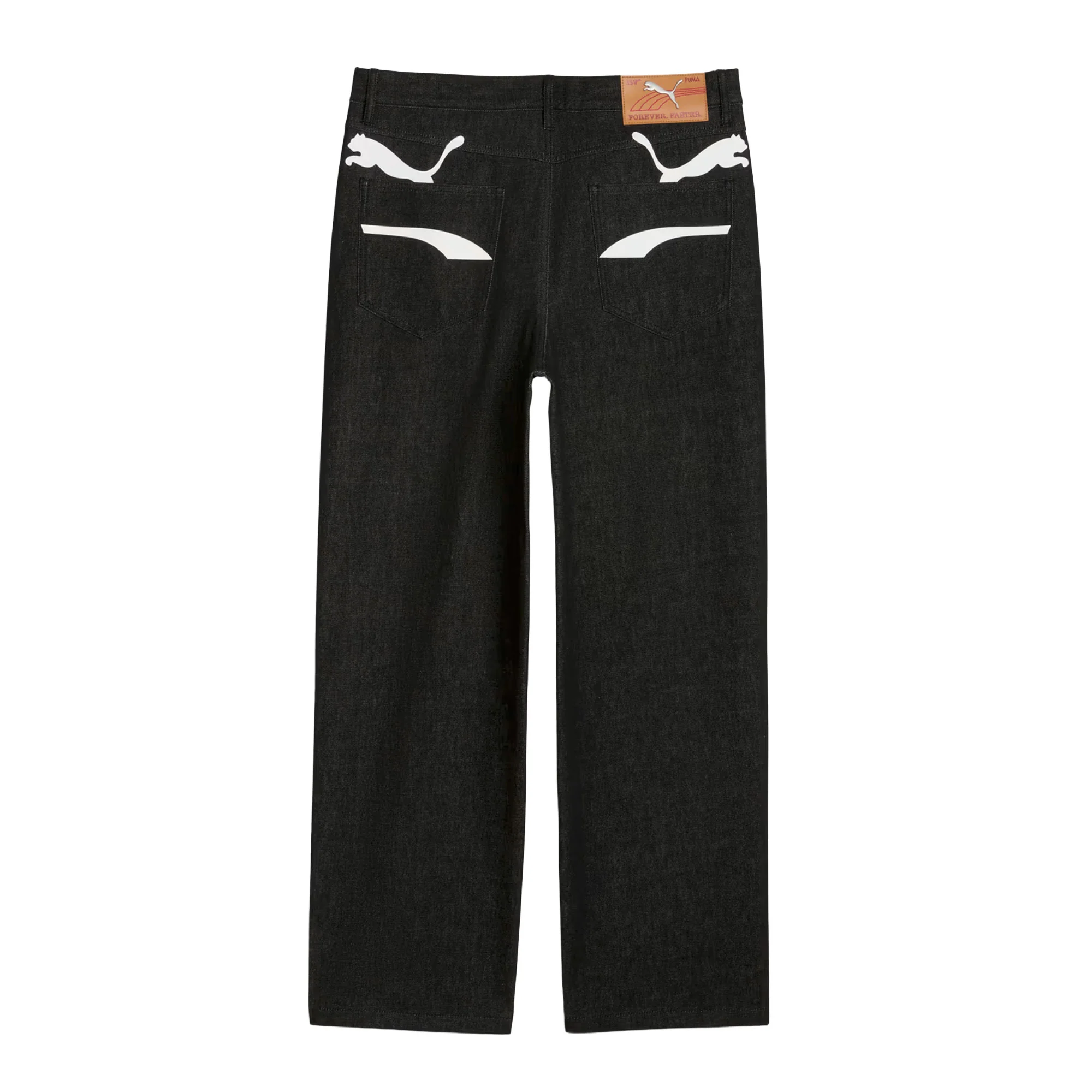 Printed Denim Pants - Image 2