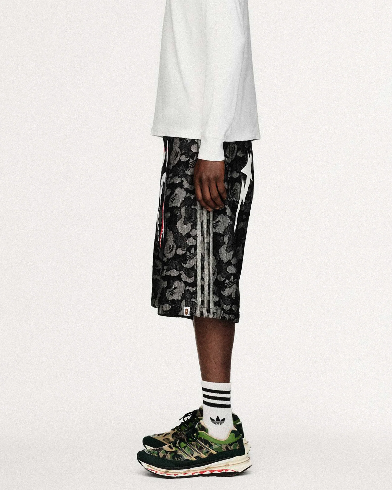 Shark Denim Jorts - Image 4