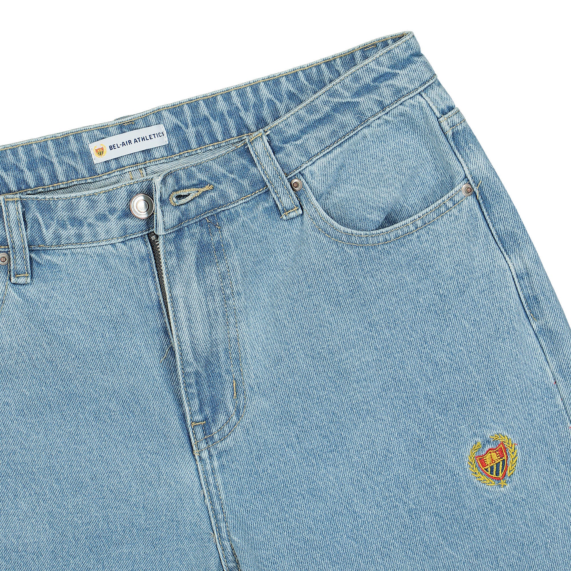 Academy B-A Tigers Embroidered Crest Denim Pant - Image 4