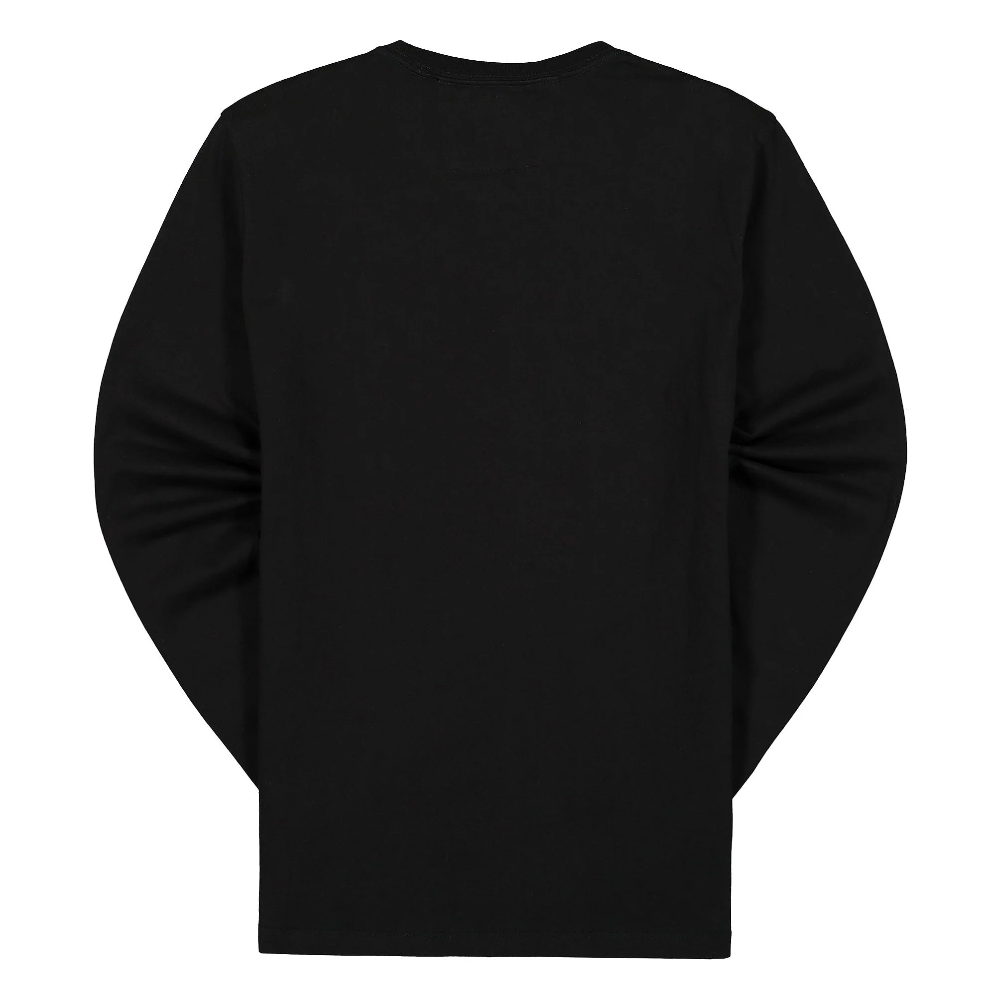 30/1 Jersey Long Sleeve Label T-Shirt - Image 2
