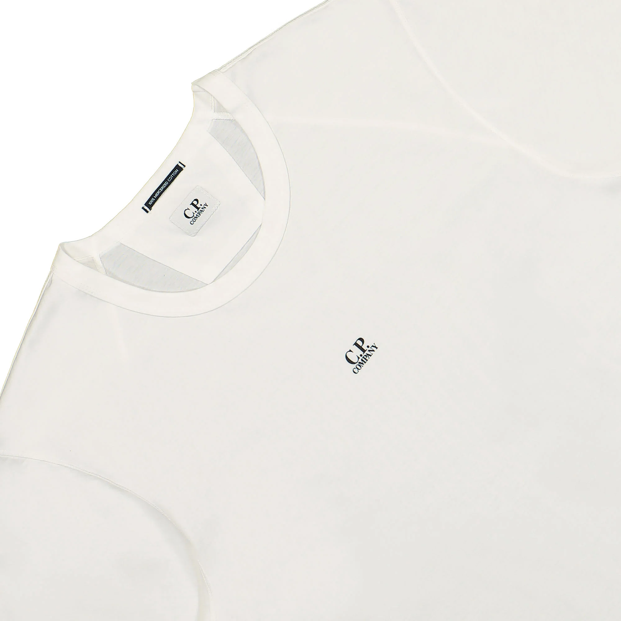 70/2 Mercerized Jersey Logo T-Shirt - Image 3