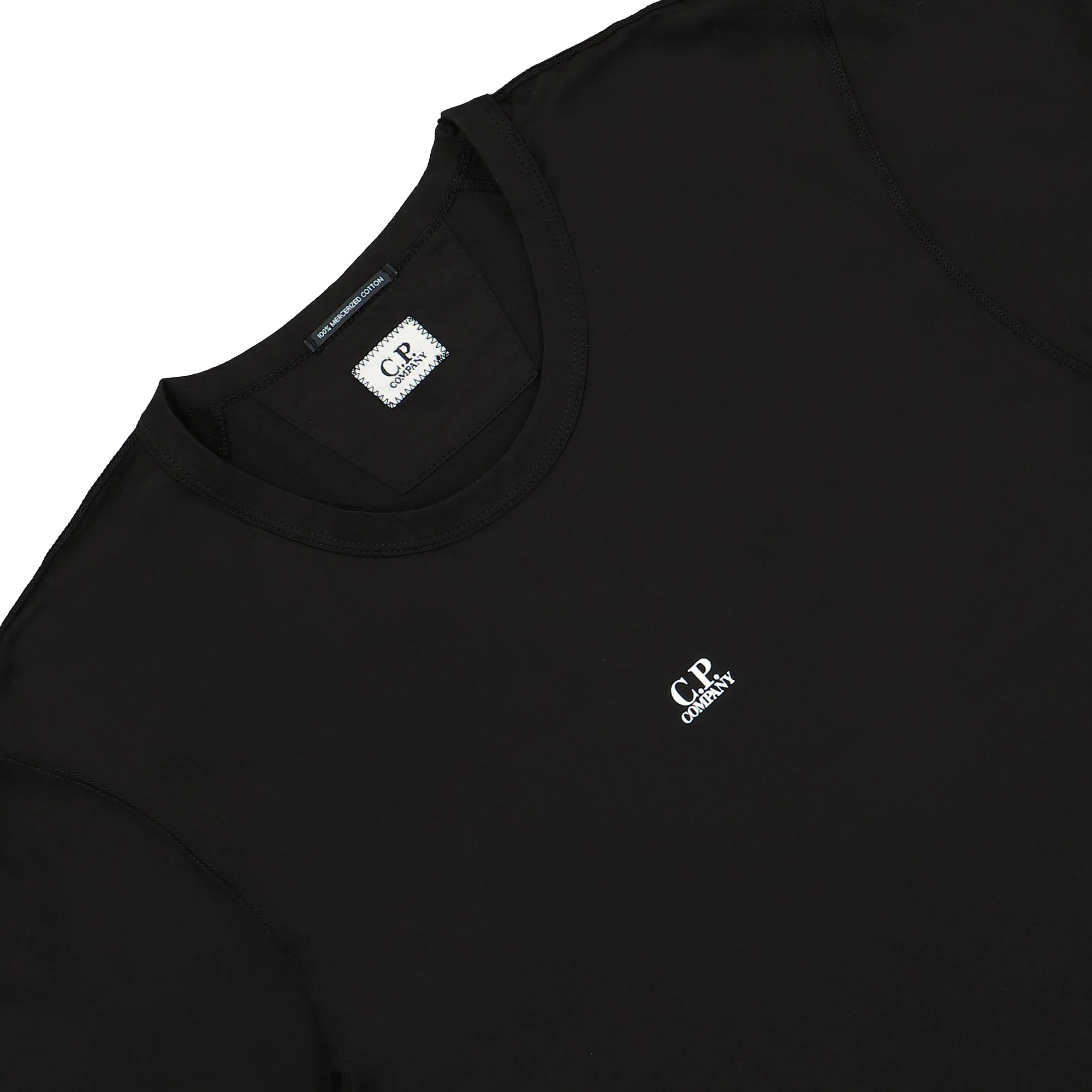70/2 Mercerized Jersey Logo T-Shirt - Image 3