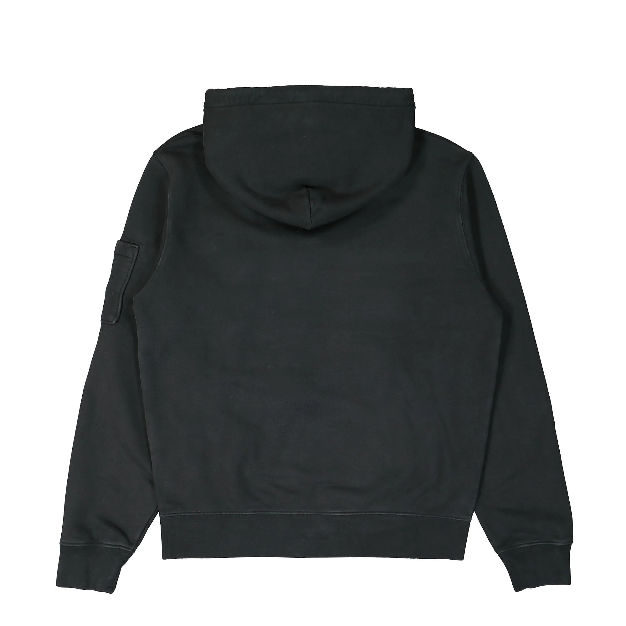 Brushed and Emerized Diagonal Fleece Hoodie - Image 2