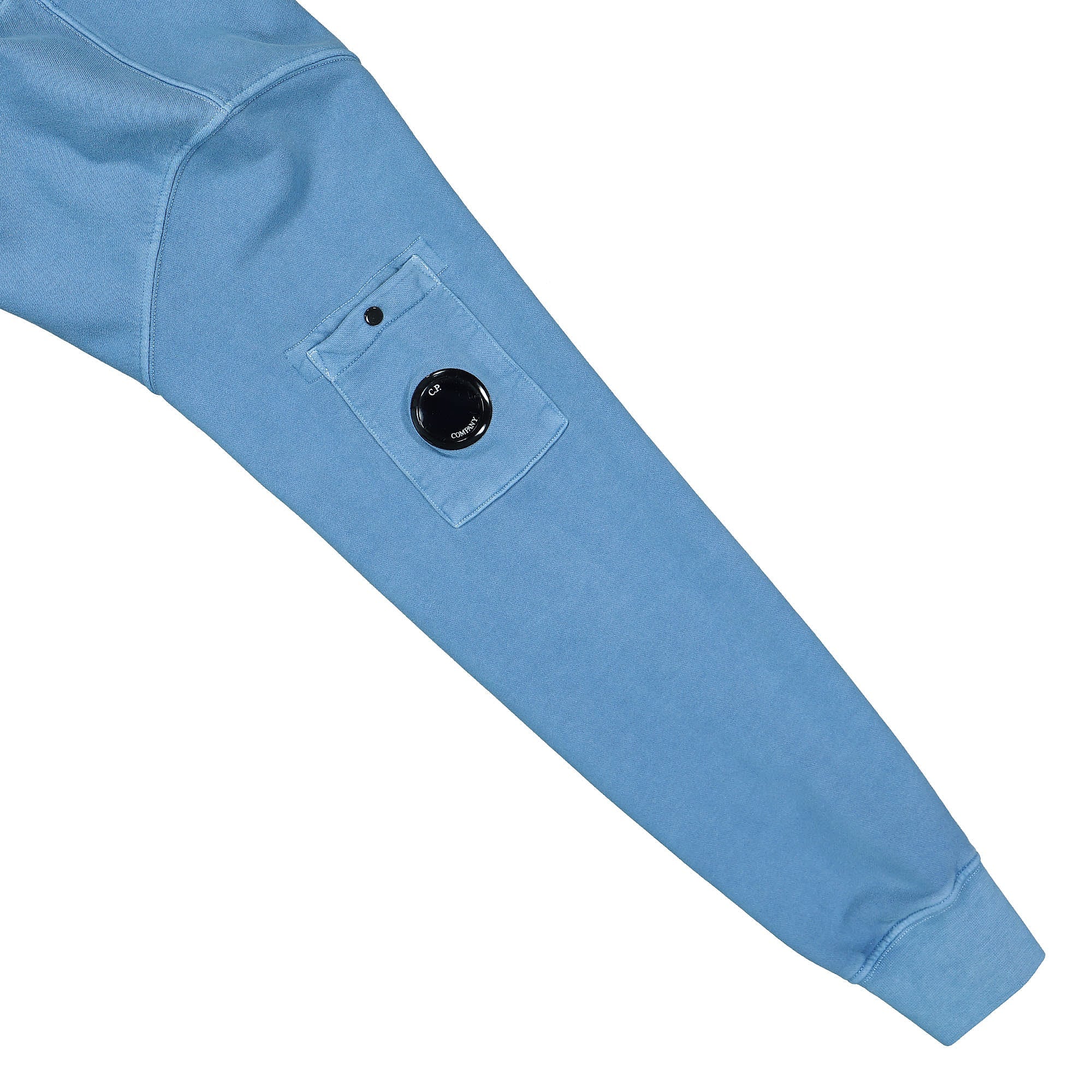 Brushed and Emerized Diagonal Fleece Sweatshirt - Image 4