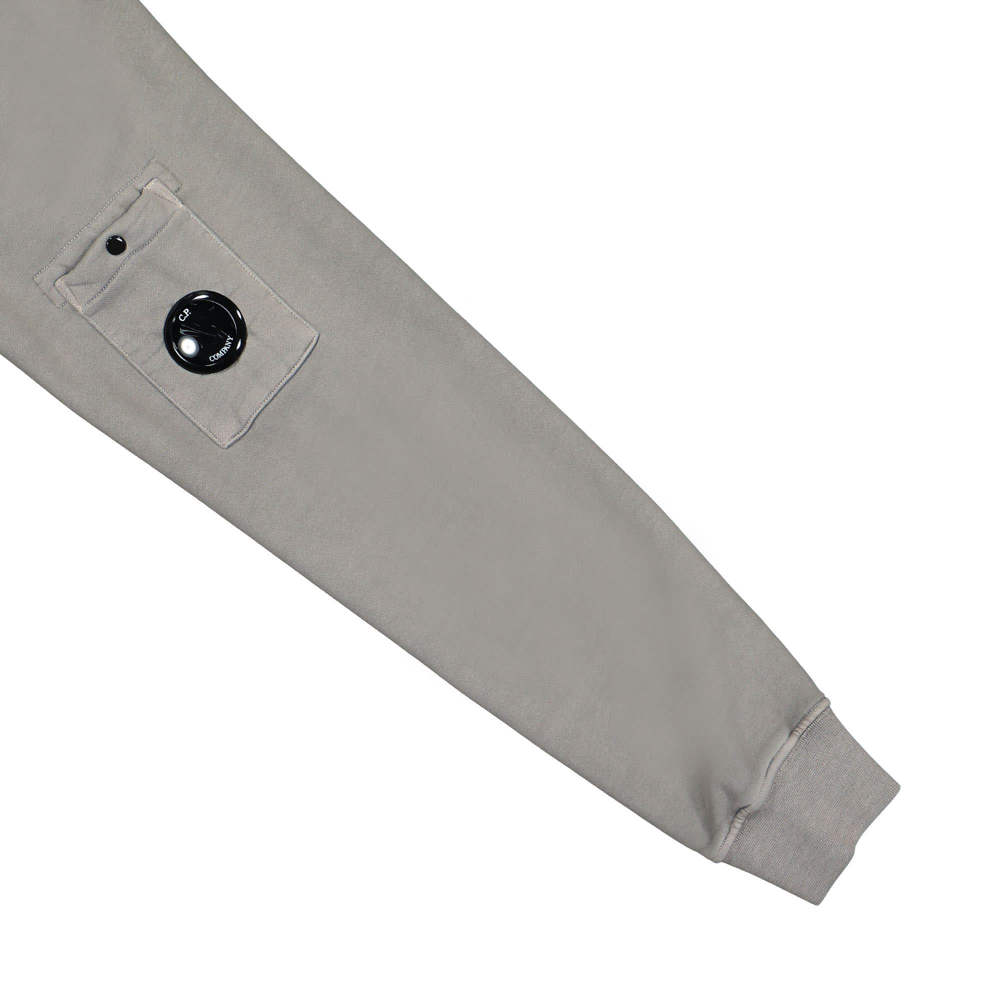 Brushed and Emerized Diagonal Fleece Sweatshirt - Image 4