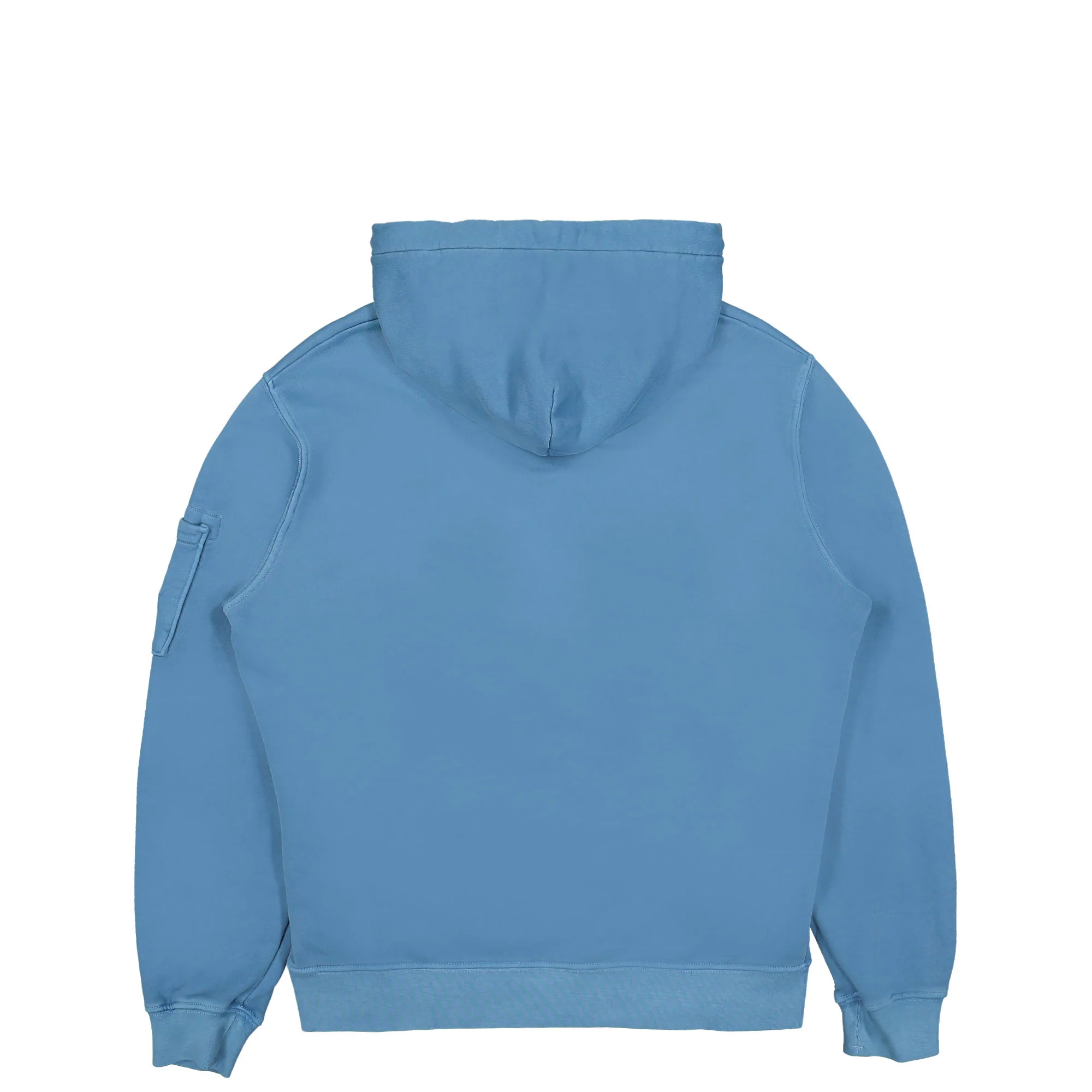 Brushed and Emerized Diagonal Fleese Hoodie - Image 2