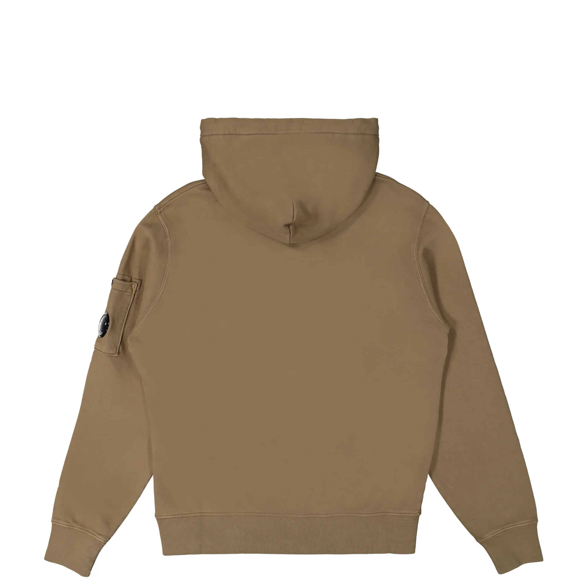 Brushed Emerized Diagonal Fleece Hooded Sweater - Image 2