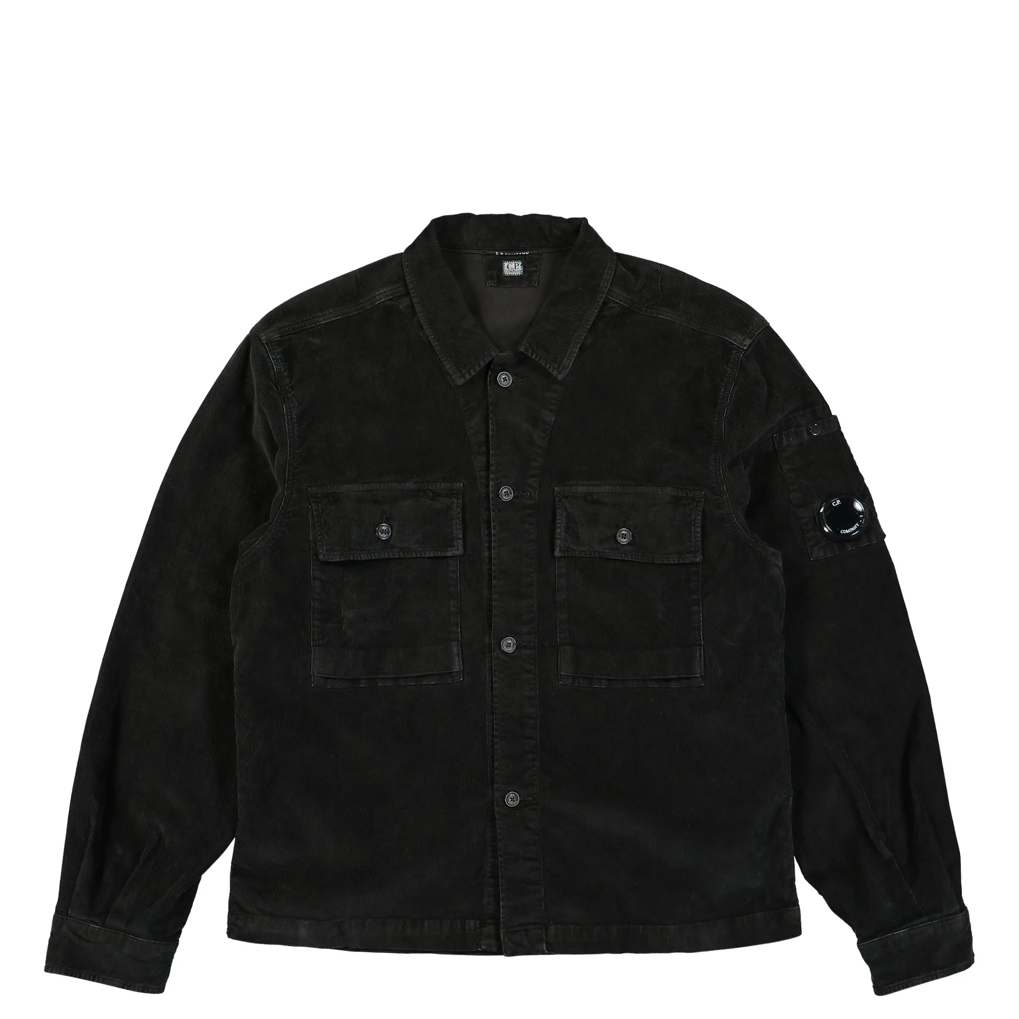 Corduroy Buttoned Utility Overshirt