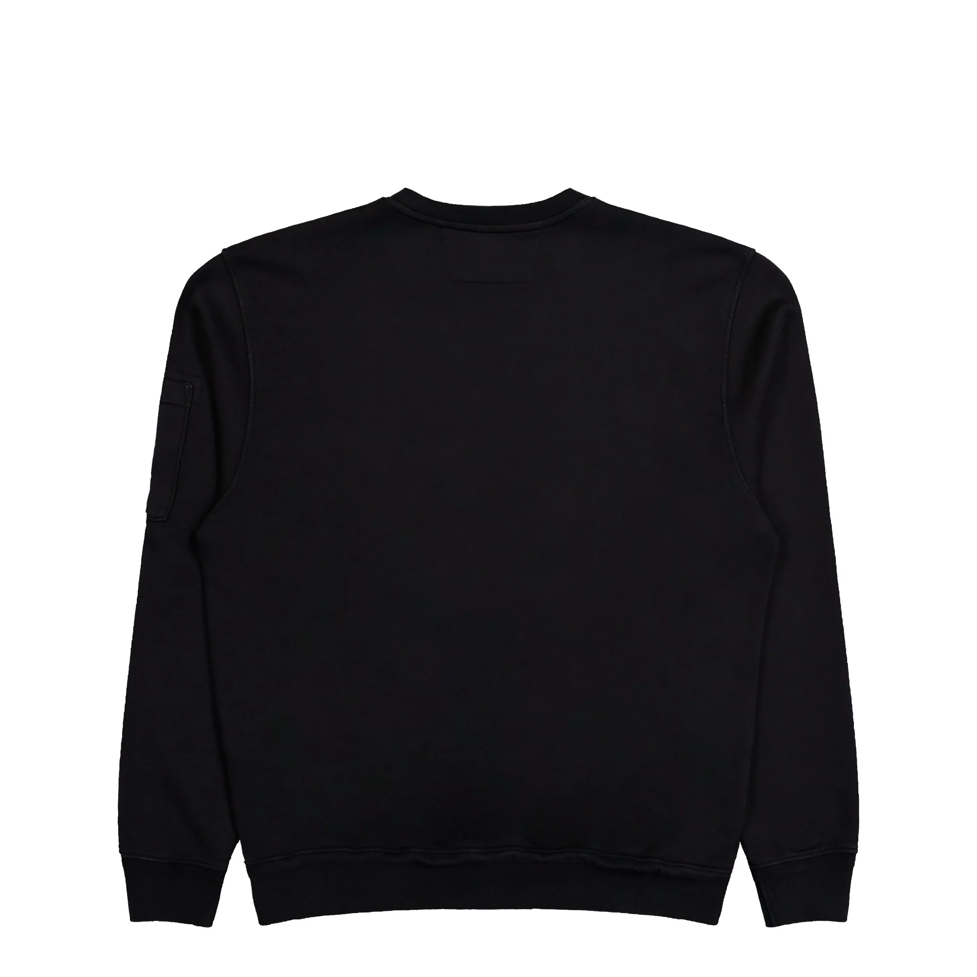 Cotton Diagonal Fleece Crewneck Lens Sweatshirt - Image 2