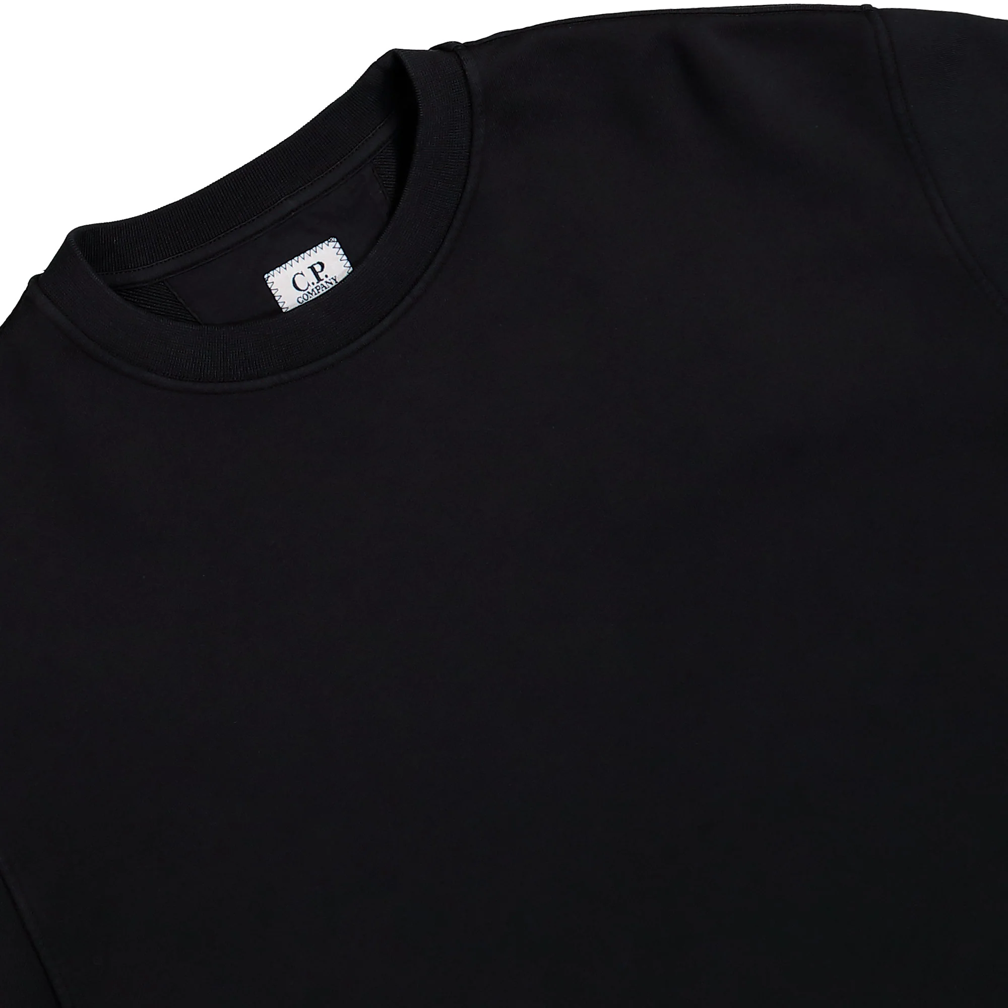 Cotton Diagonal Fleece Crewneck Lens Sweatshirt - Image 3