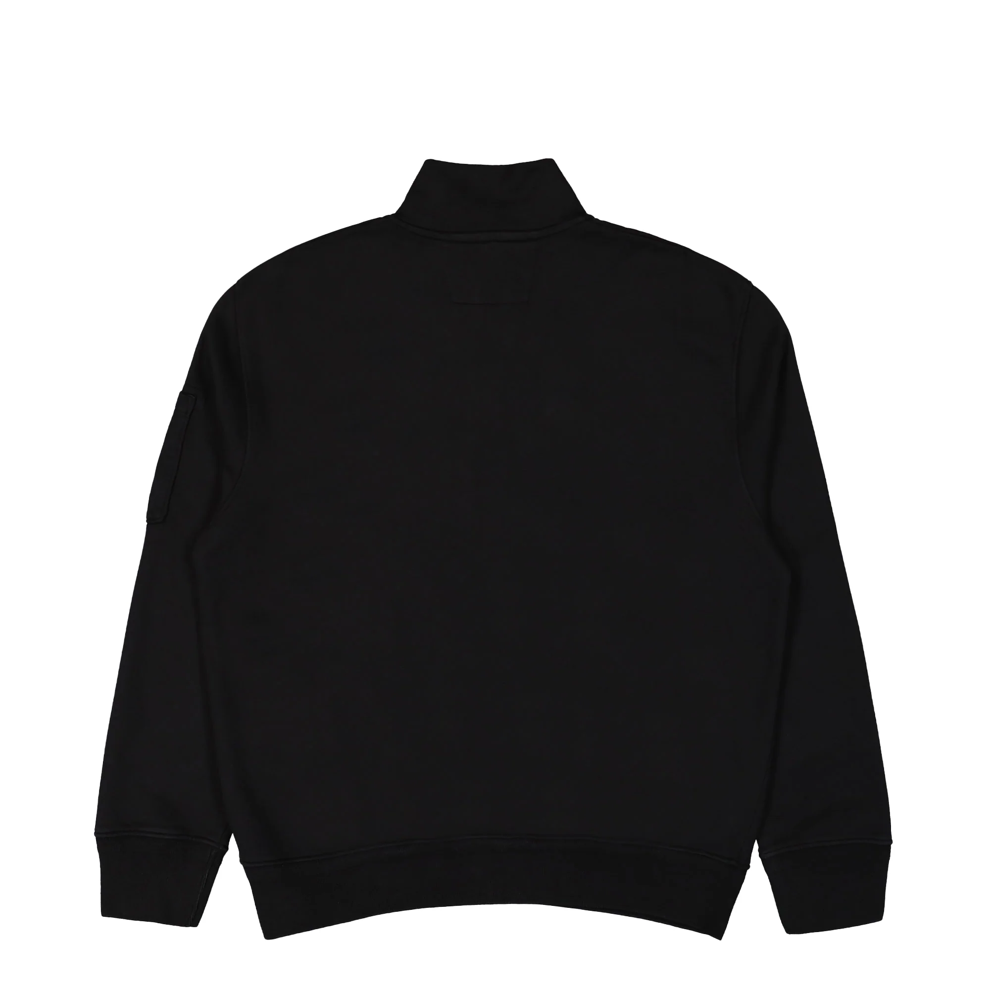 Cotton Diagonal Fleece Half Zip Sweatshirt - Image 2