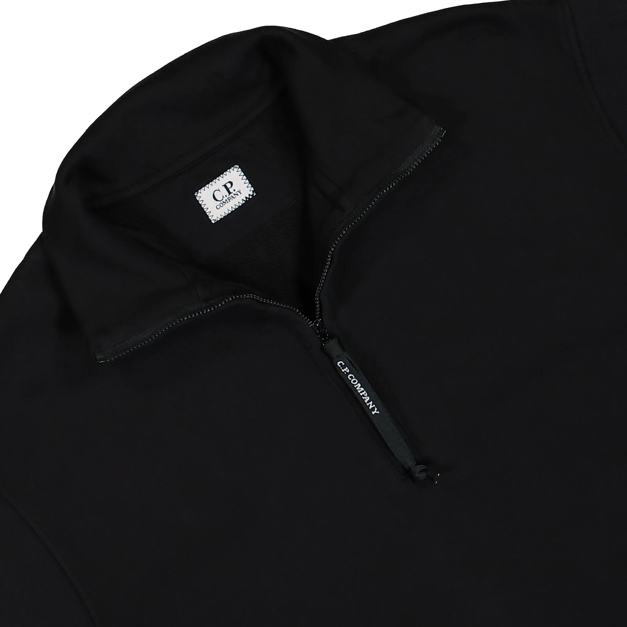 Cotton Diagonal Fleece Half Zip Sweatshirt - Image 3