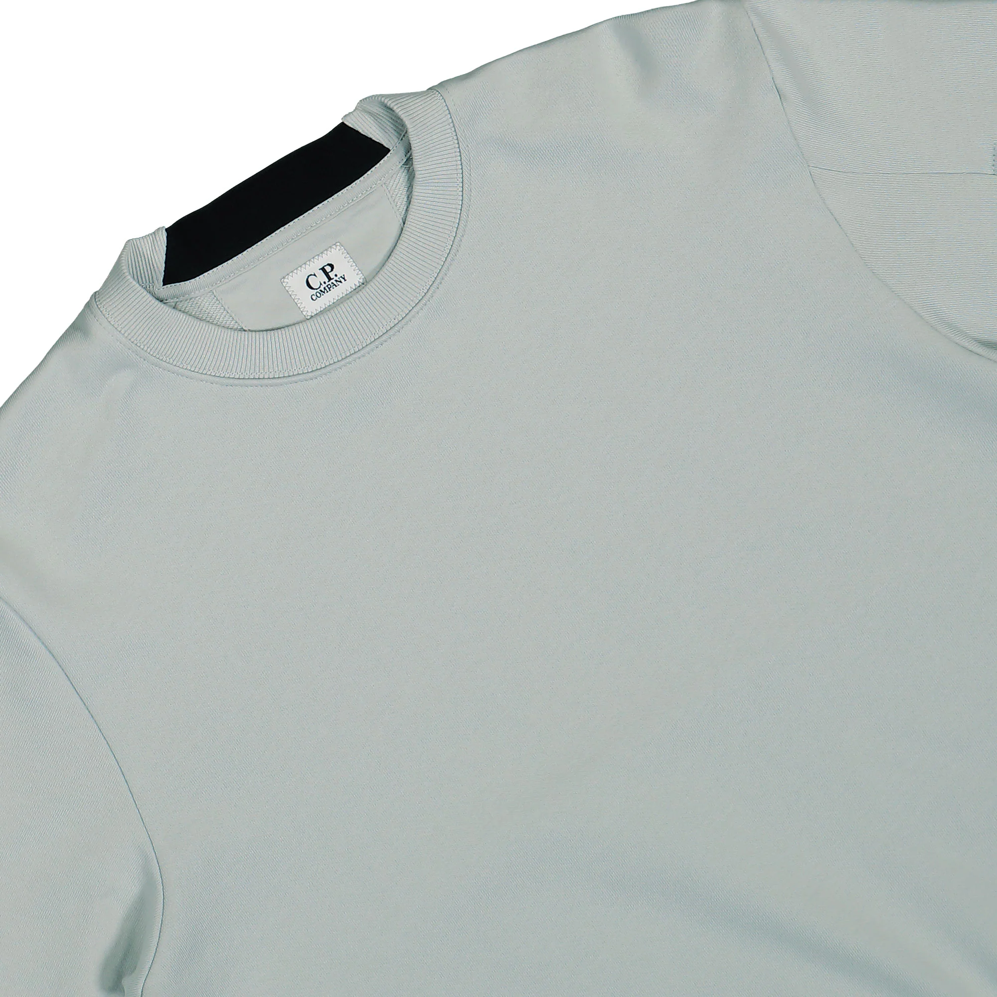Diagonal Raised Fleece Crew Neck Lens Sweatshirt - Image 5