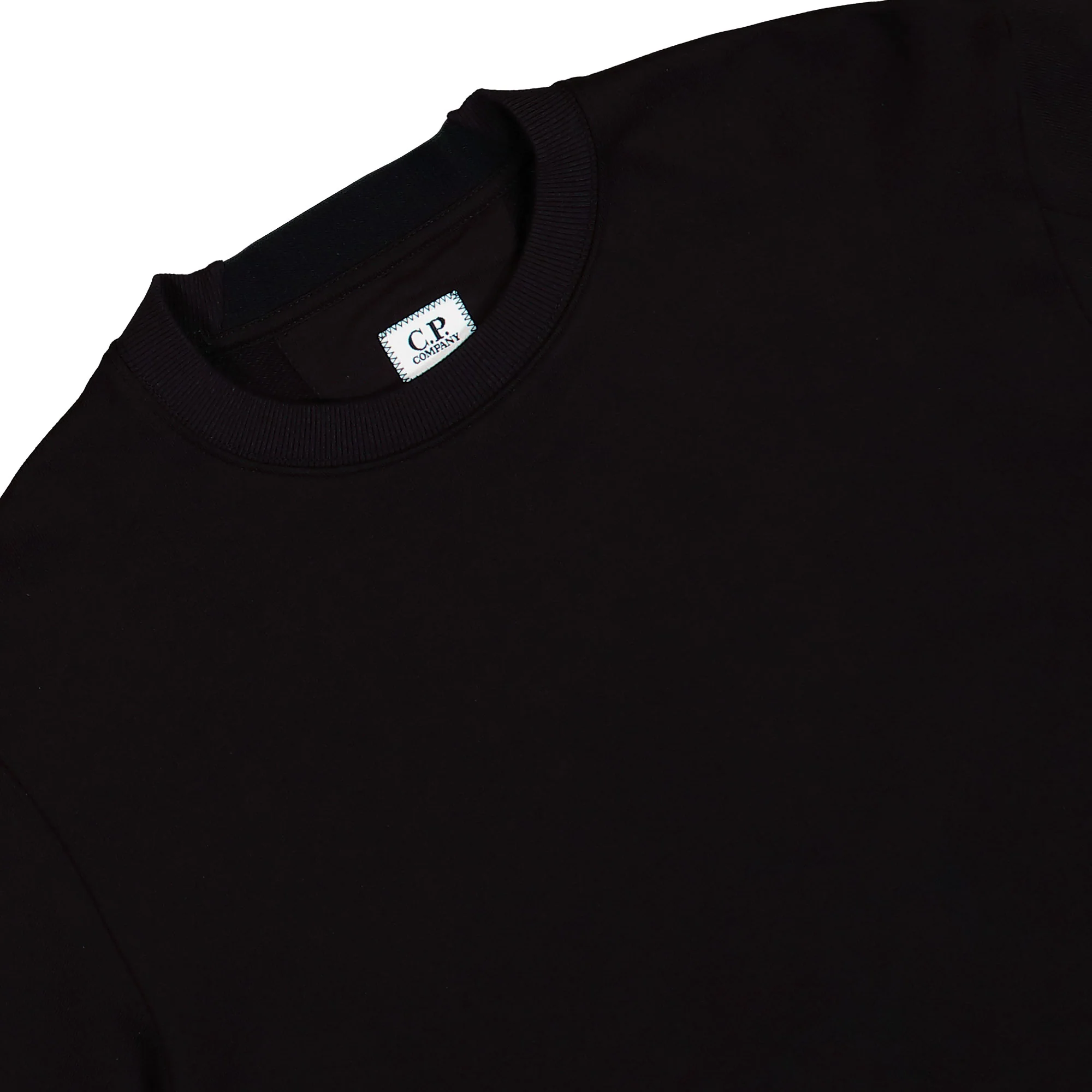 Diagonal Raised Fleece Crew Neck Lens Sweatshirt - Image 3