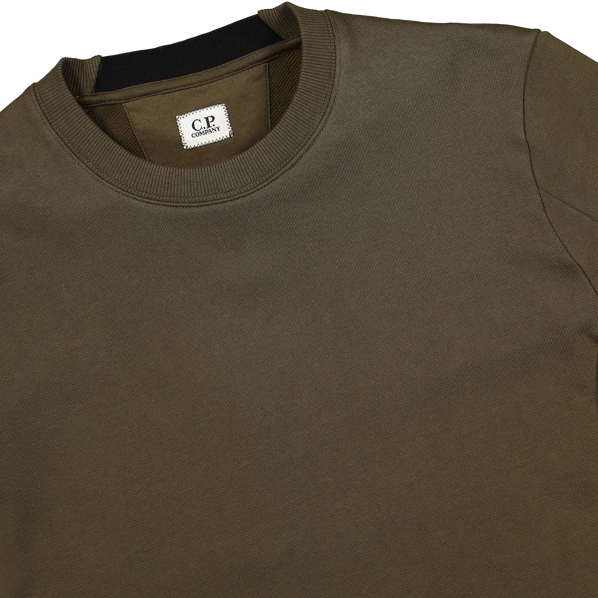 Diagonal Raised Fleece Crew Neck Sweatshirt - Image 3