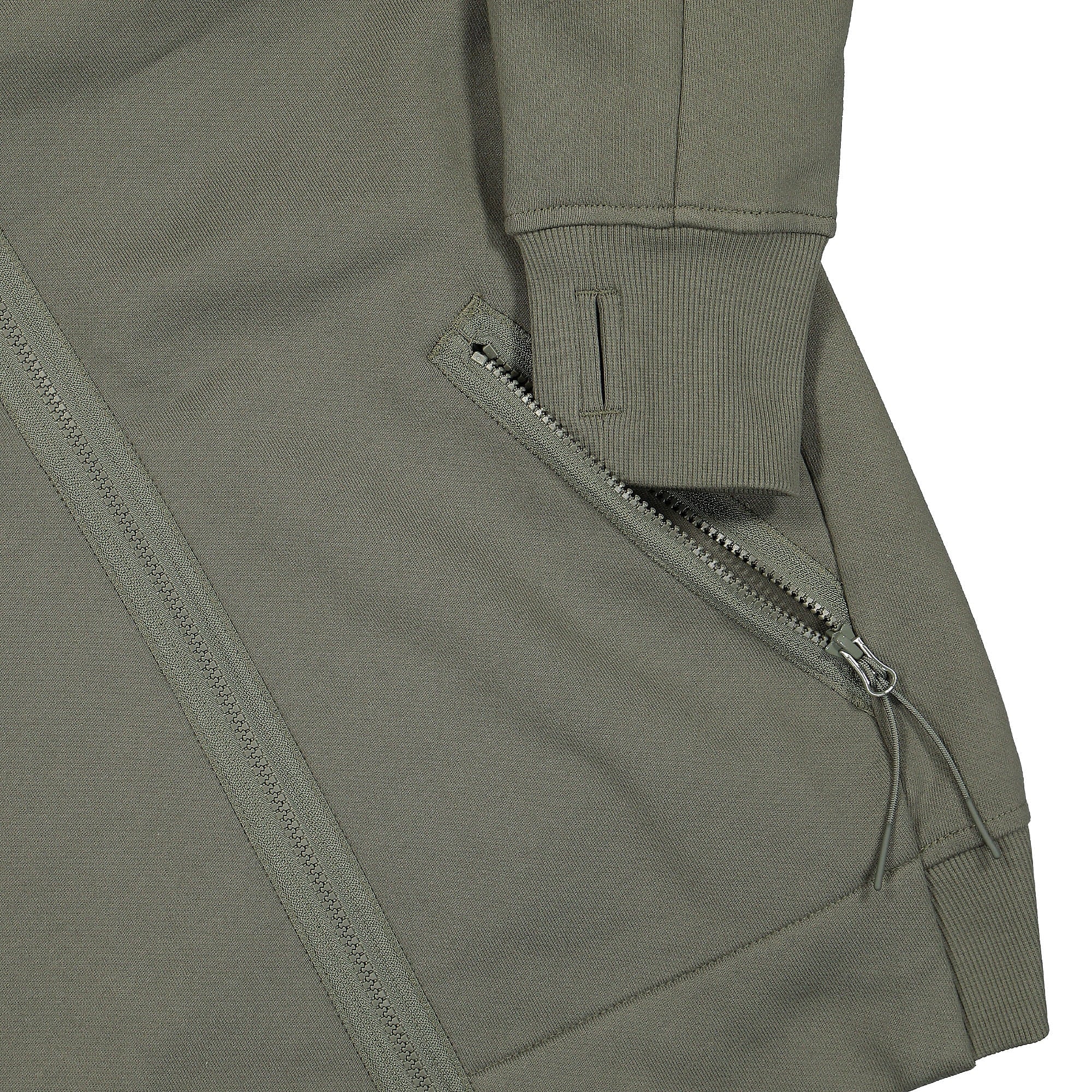 Diagonal Raised Fleece Goggle Hoodie - Image 4