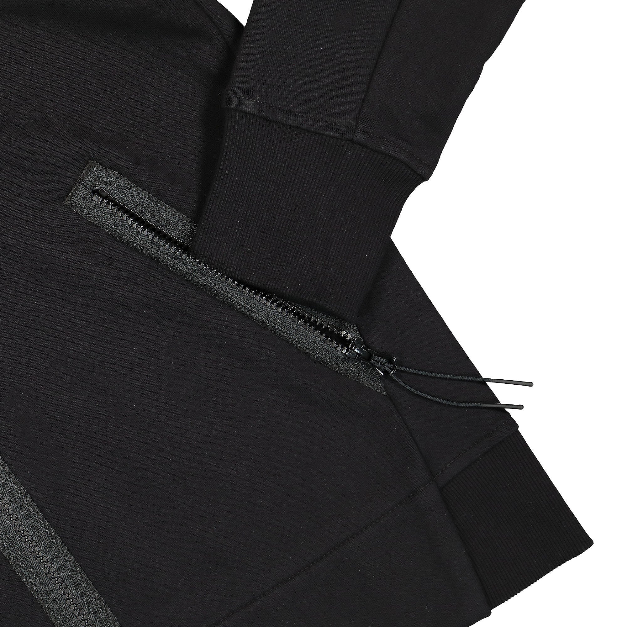 Diagonal Raised Fleece Goggle Hoodie - Image 4