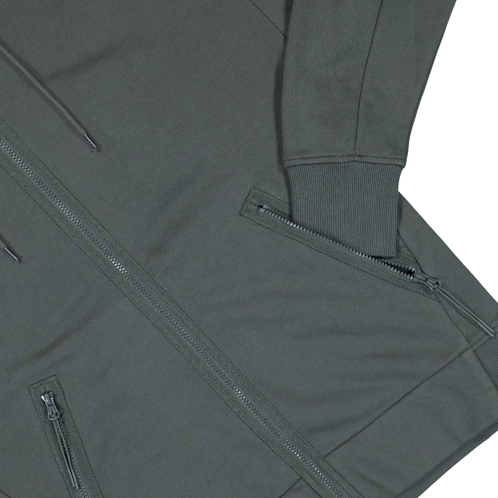 Diagonal Raised Fleece Goggle Sweatshirt - Image 5
