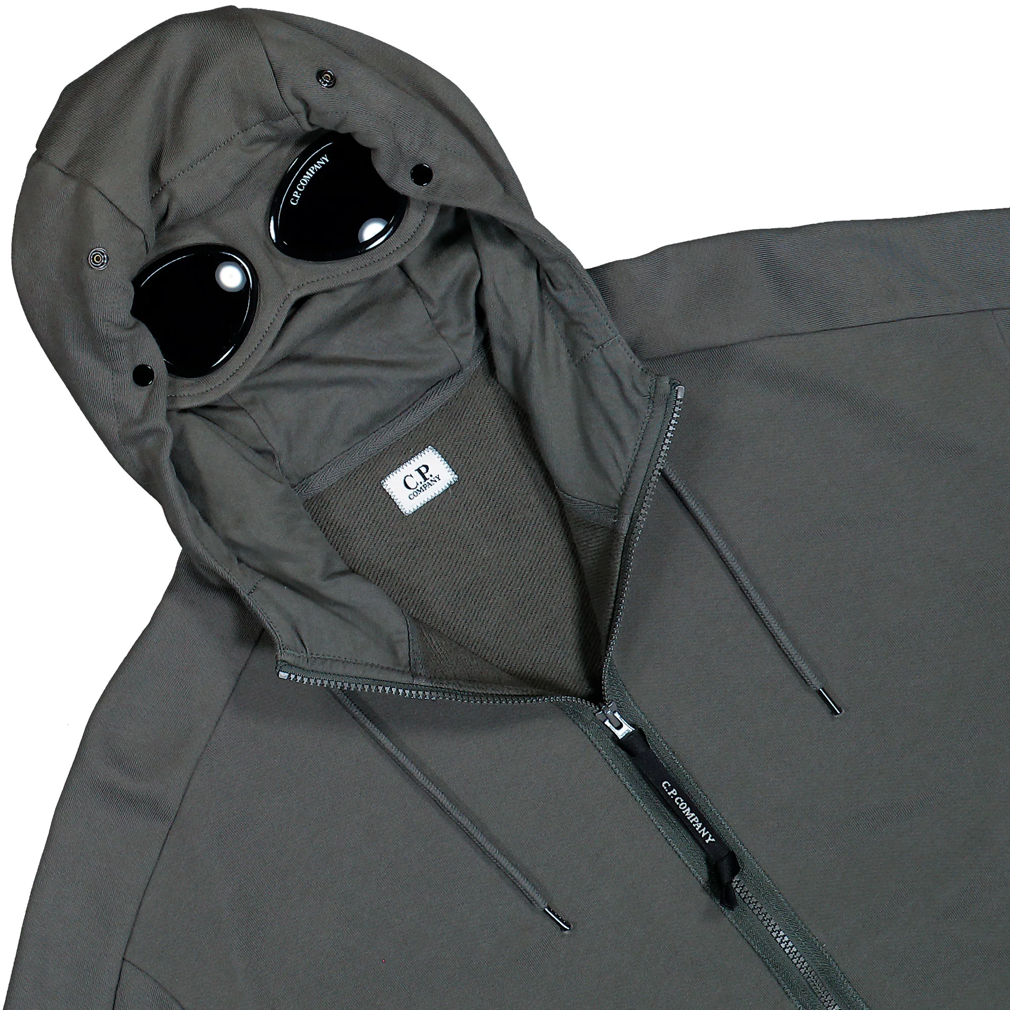 Diagonal Raised Fleece Goggle Sweatshirt - Image 3