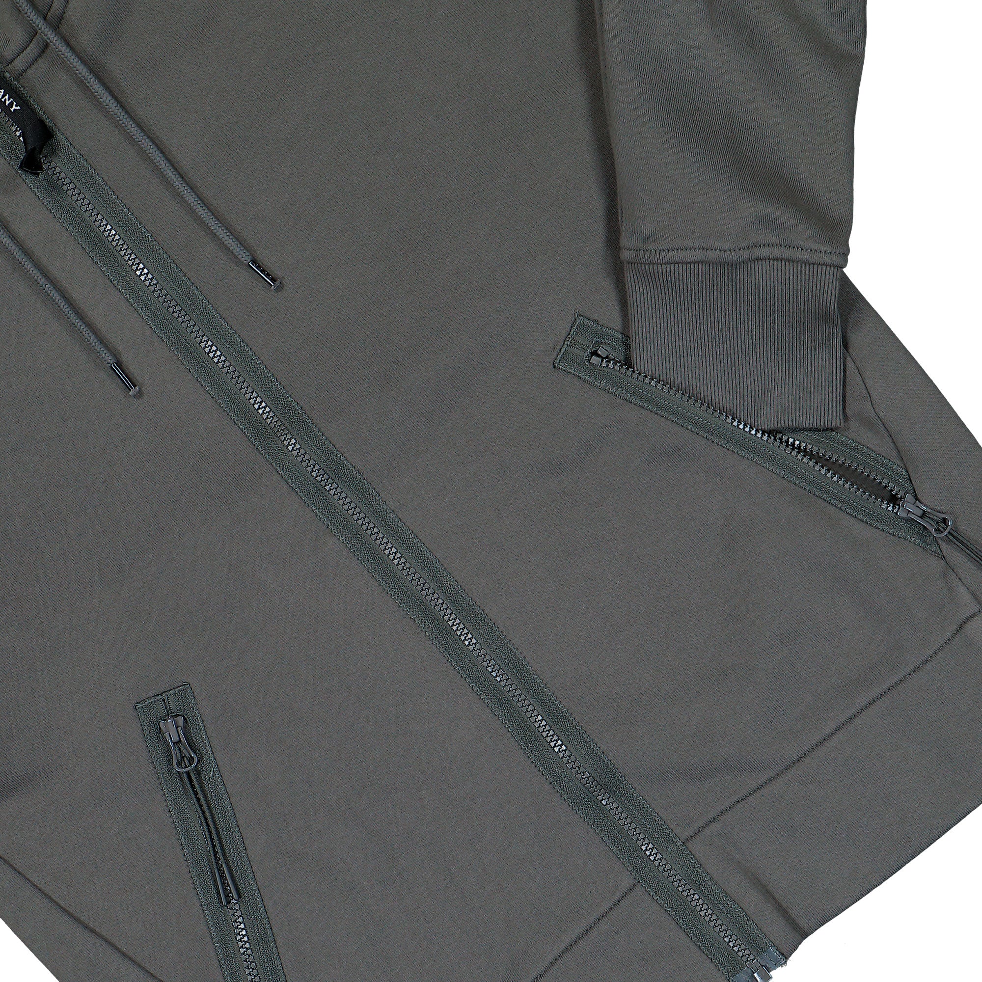 Diagonal Raised Fleece Goggle Sweatshirt - Image 4