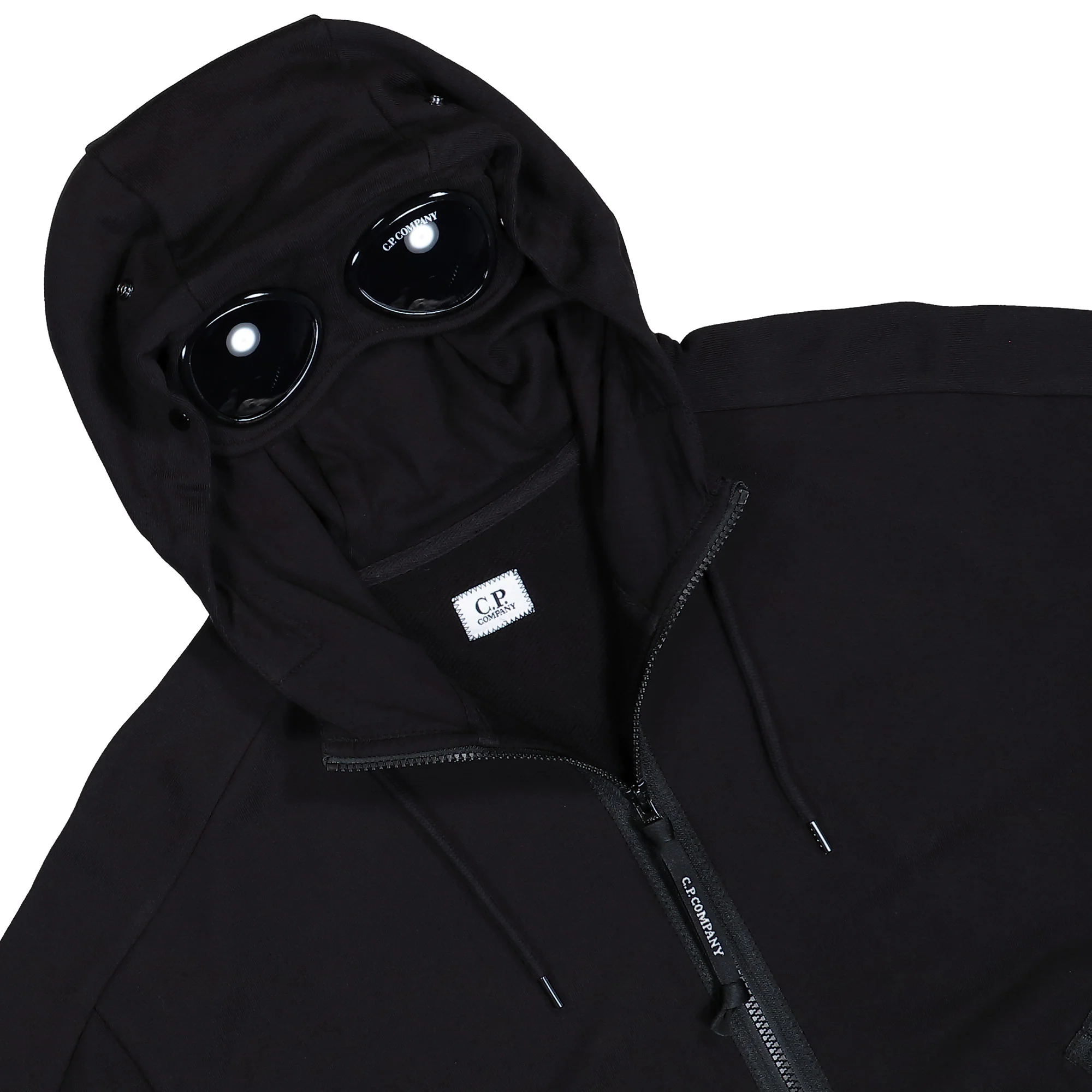 Diagonal Raised Fleece Goggle Sweatshirt - Image 4