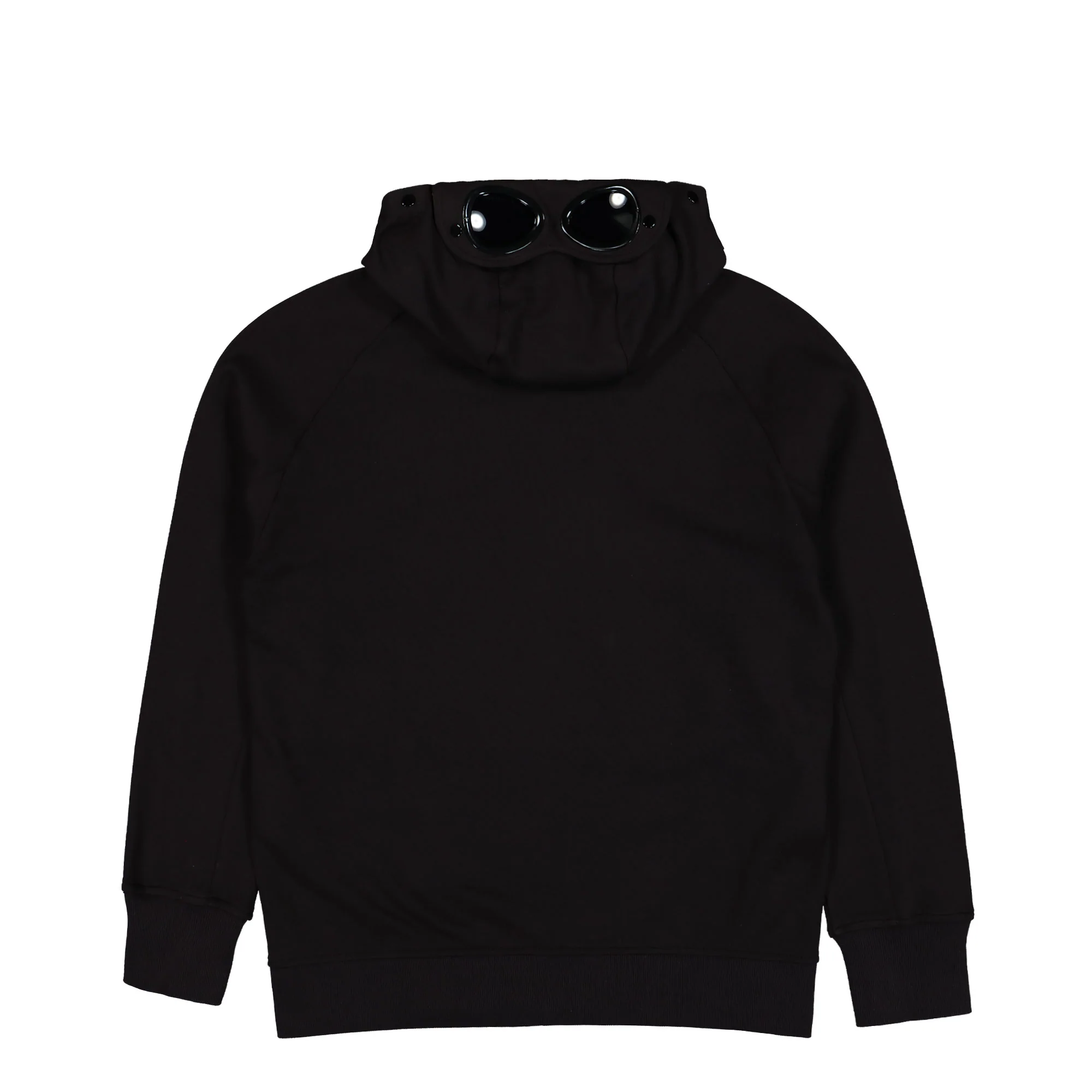 Diagonal Raised Fleece Goggle Zipped Hooded Sweatshirt - Image 2