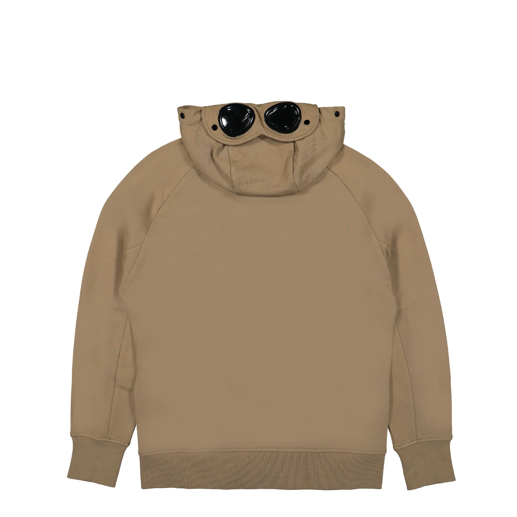Diagonal Raised Fleece Goggle Zipped Hoodie - Image 2
