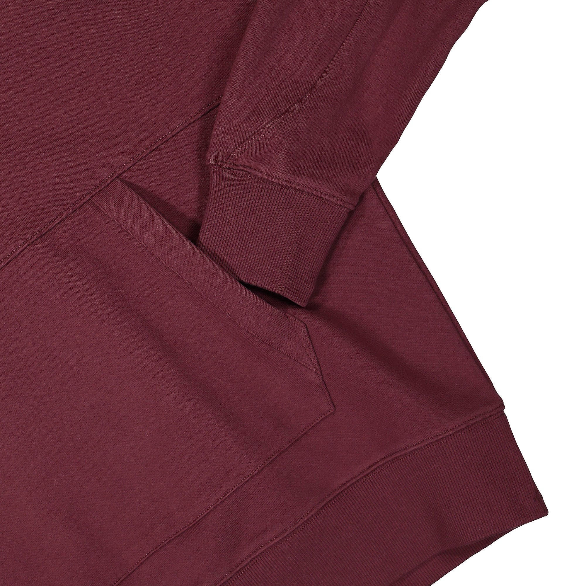 Diagonal Raised Fleece Hoodie - Image 4