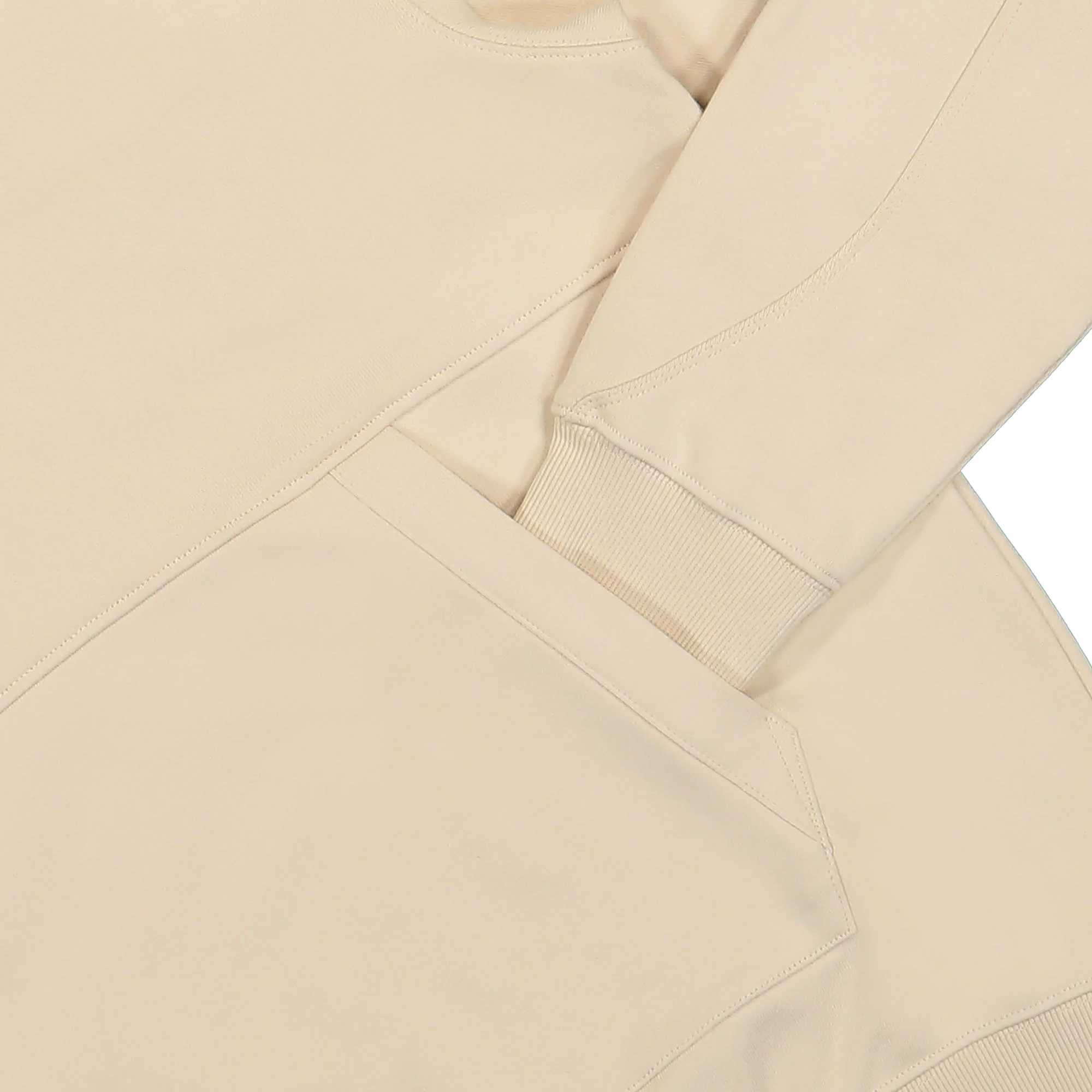 Diagonal Raised Fleece Hoodie - Image 4