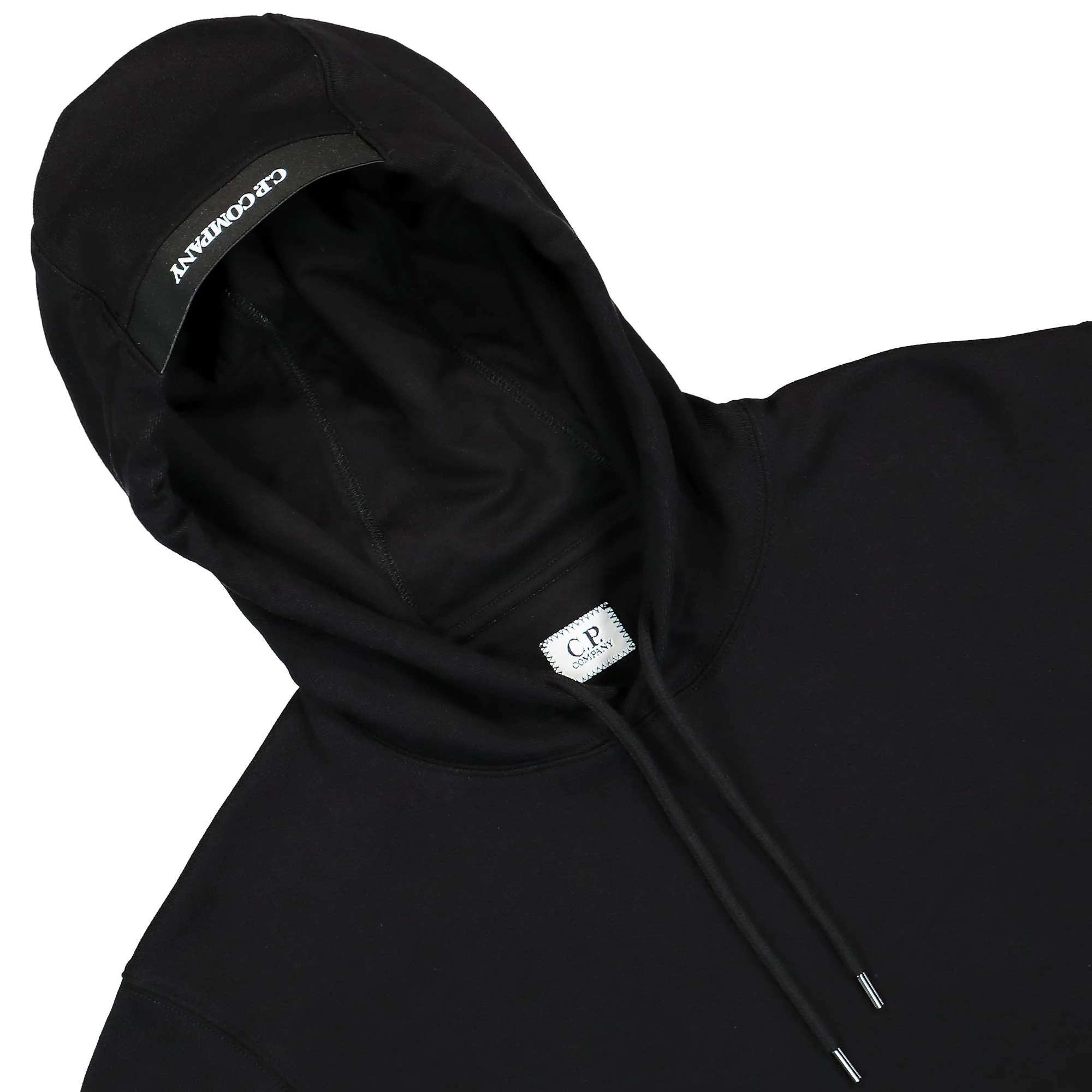 Diagonal Raised Fleece Lens Hooded Sweatshirt - Image 3