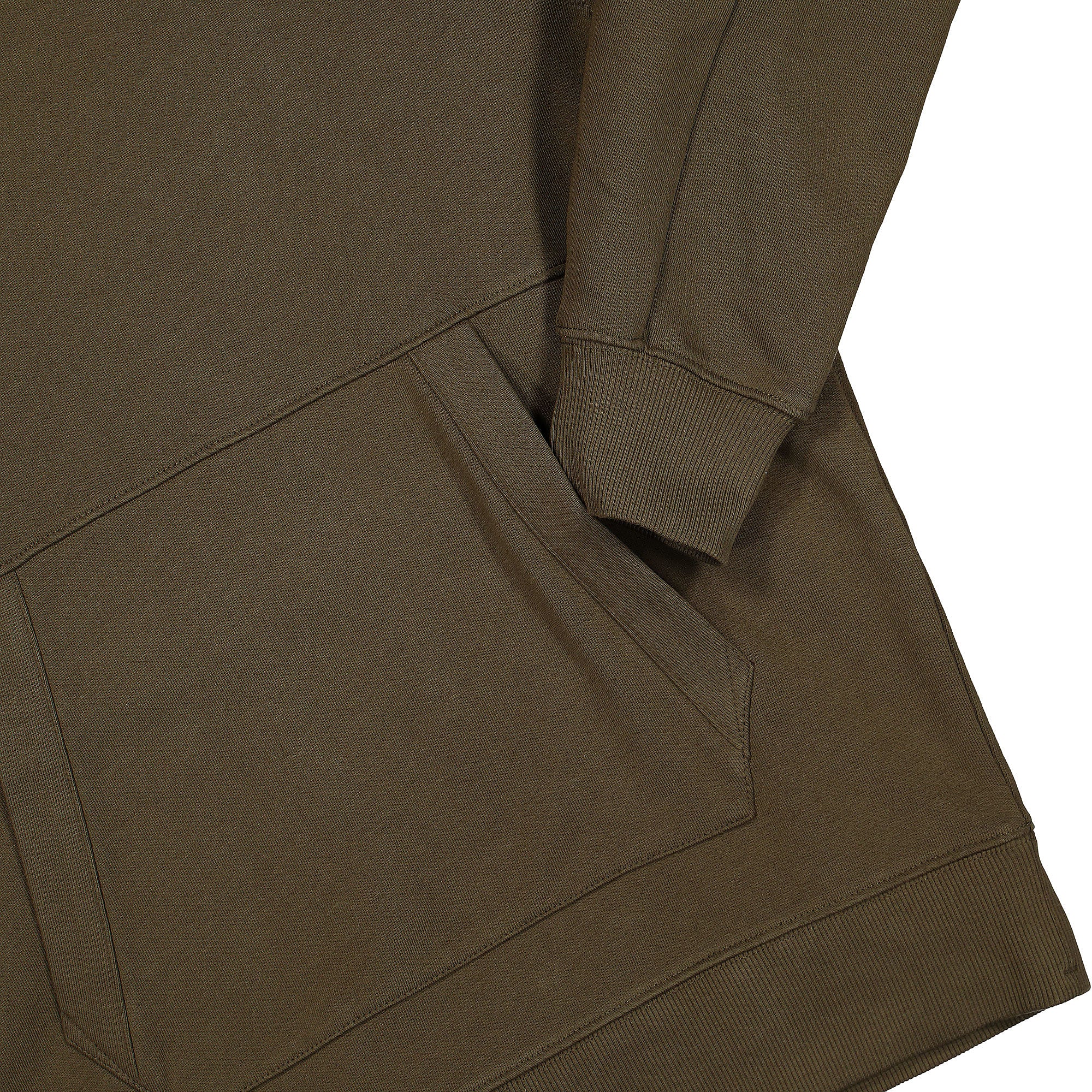 Diagonal Raised Fleece Pullover Hoodie - Image 5