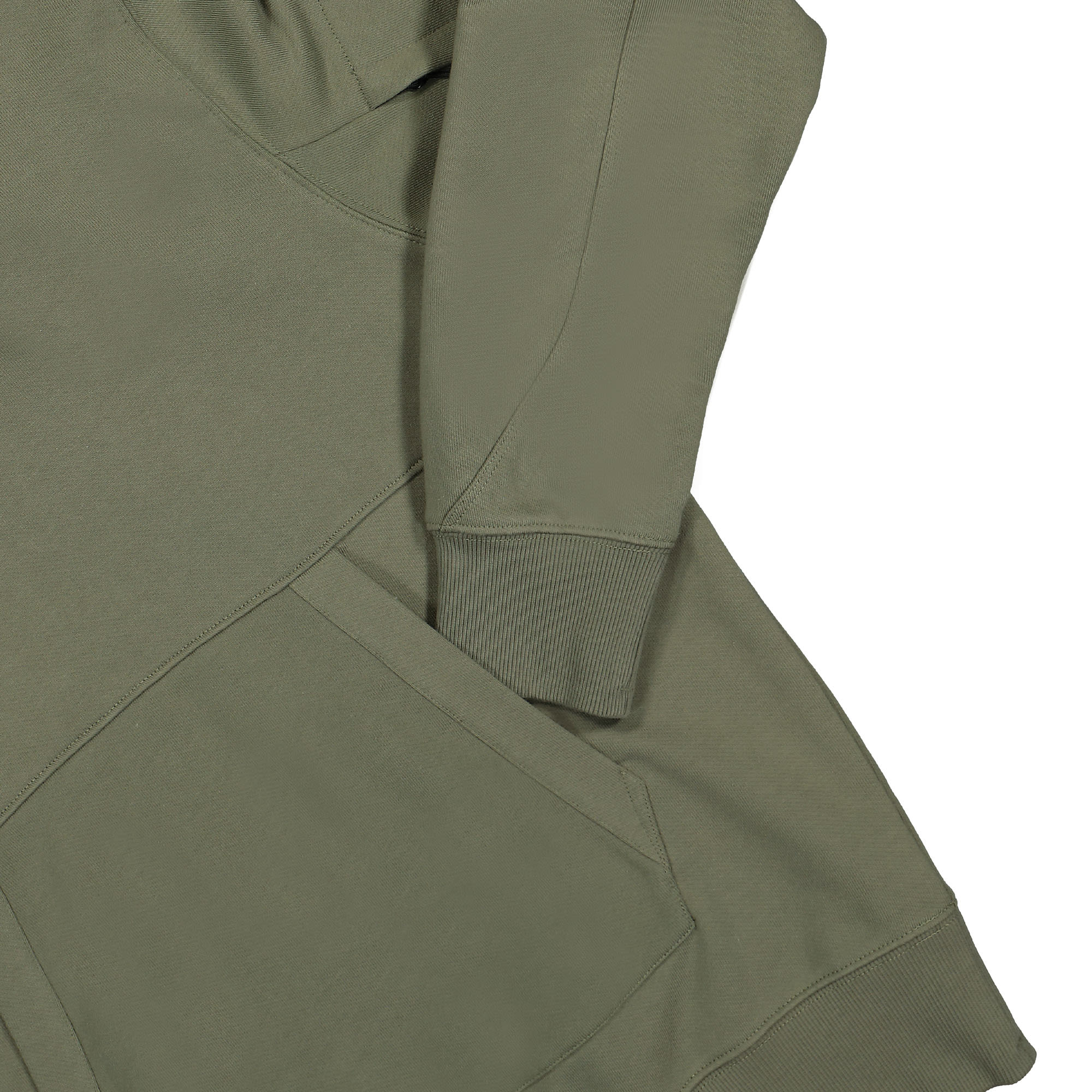 Diagonal Raised Fleece Pullover Hoodie - Image 4