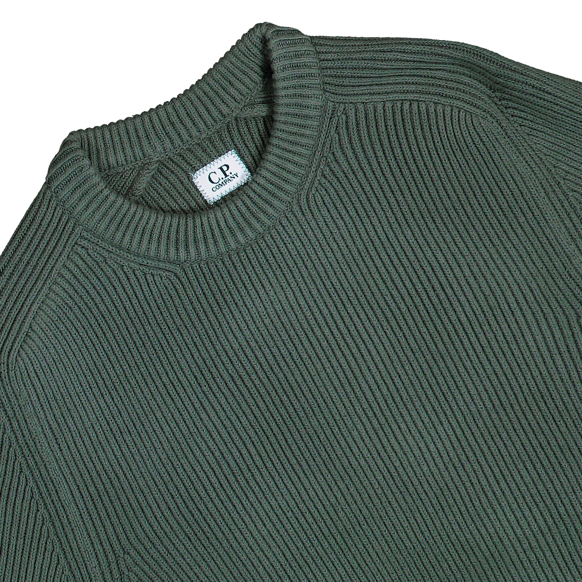 Full Rib Crewneck Lens Sweater - Image 3