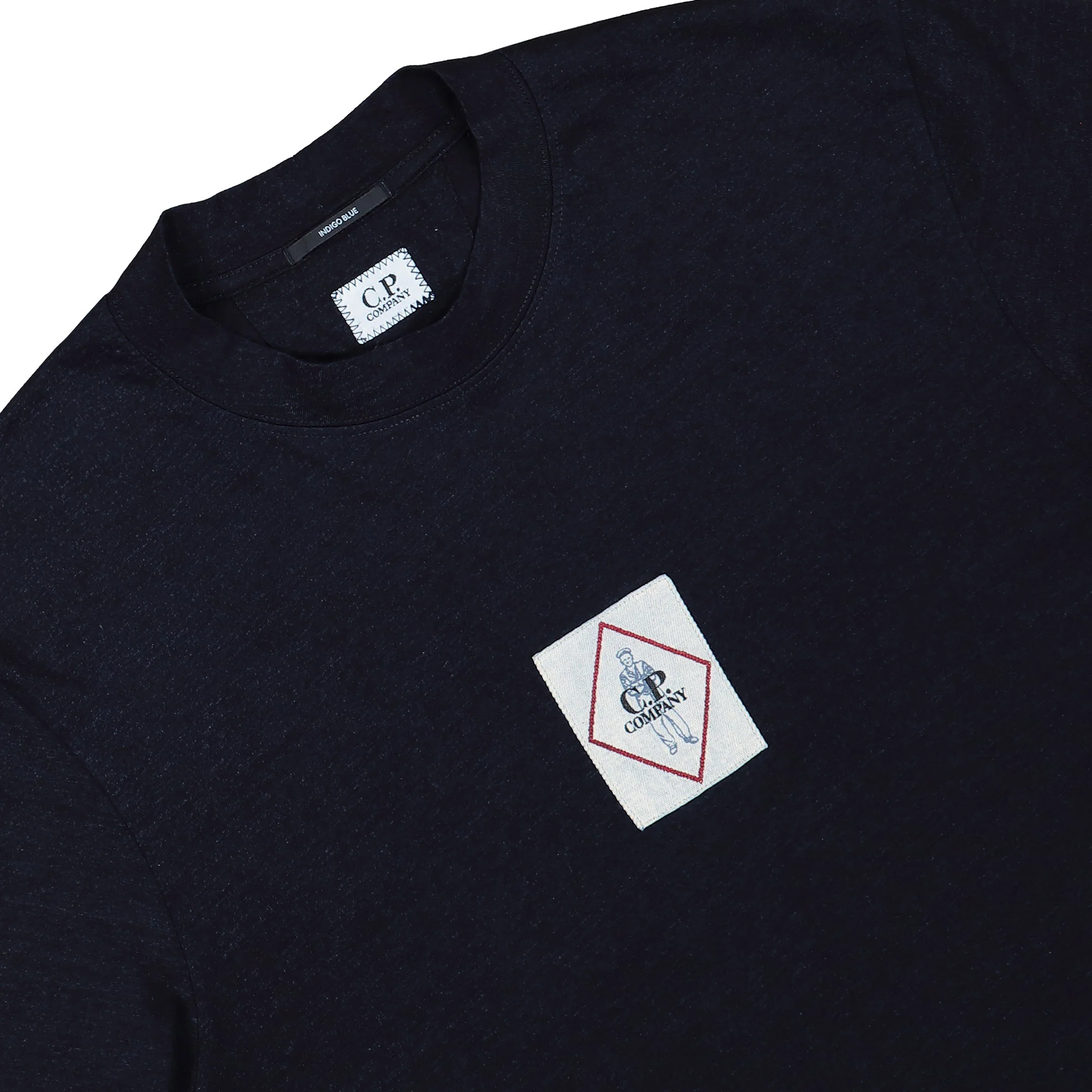 Indigo Jersey Logo T-Shirt - Image 3