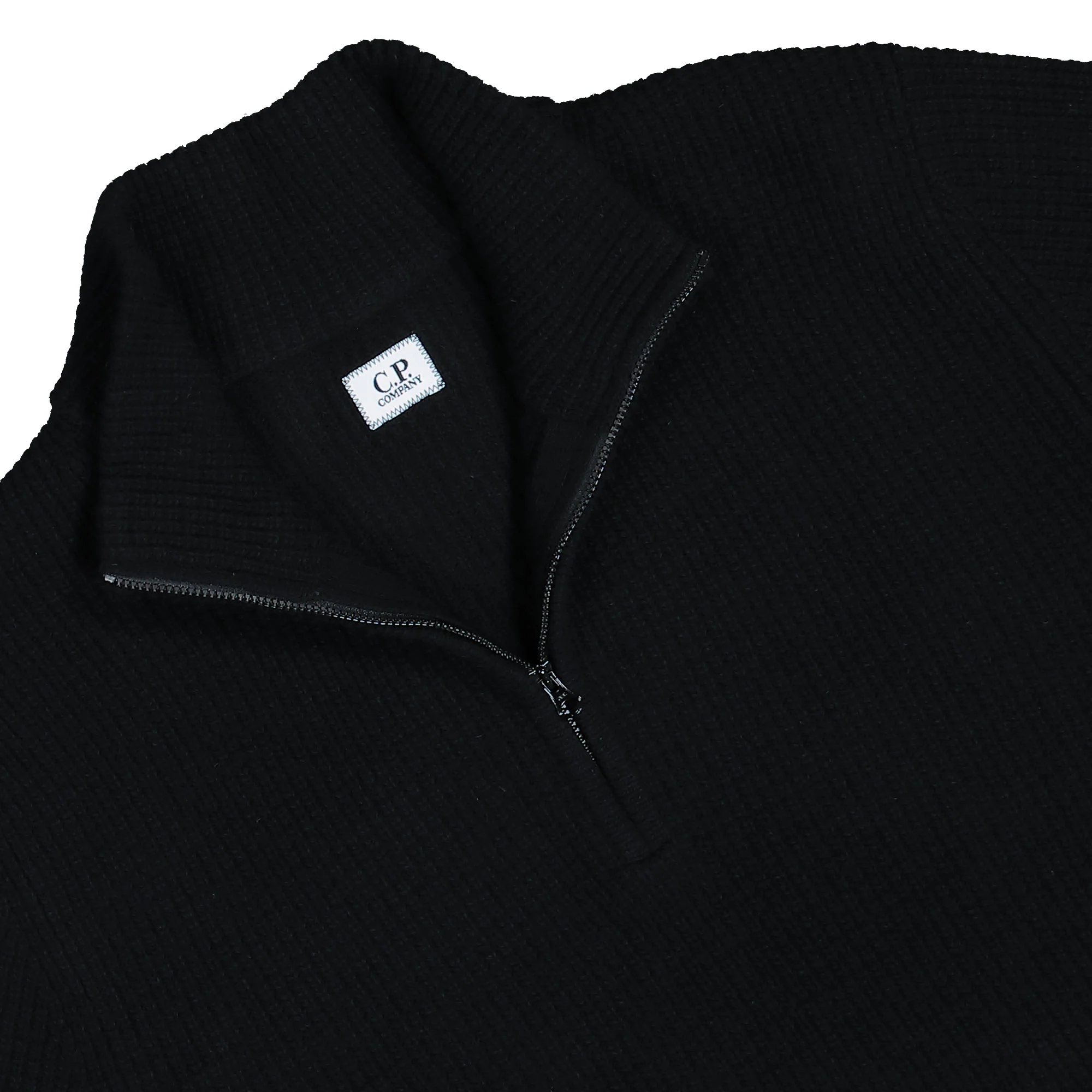 Lambswool GRS Half Zip Polo Collar - Image 3