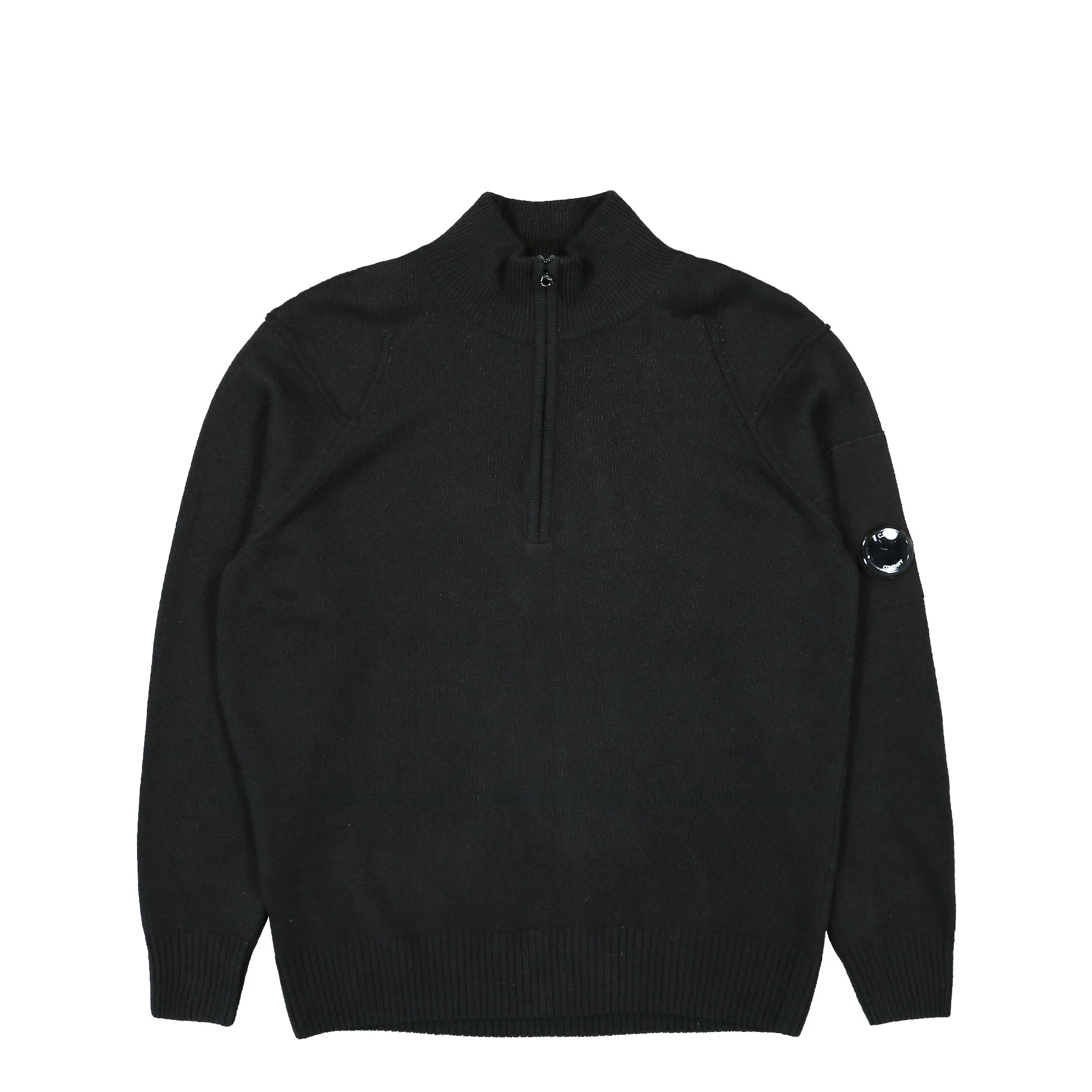 Lambswool GRS Half Zipped Knit Sweater