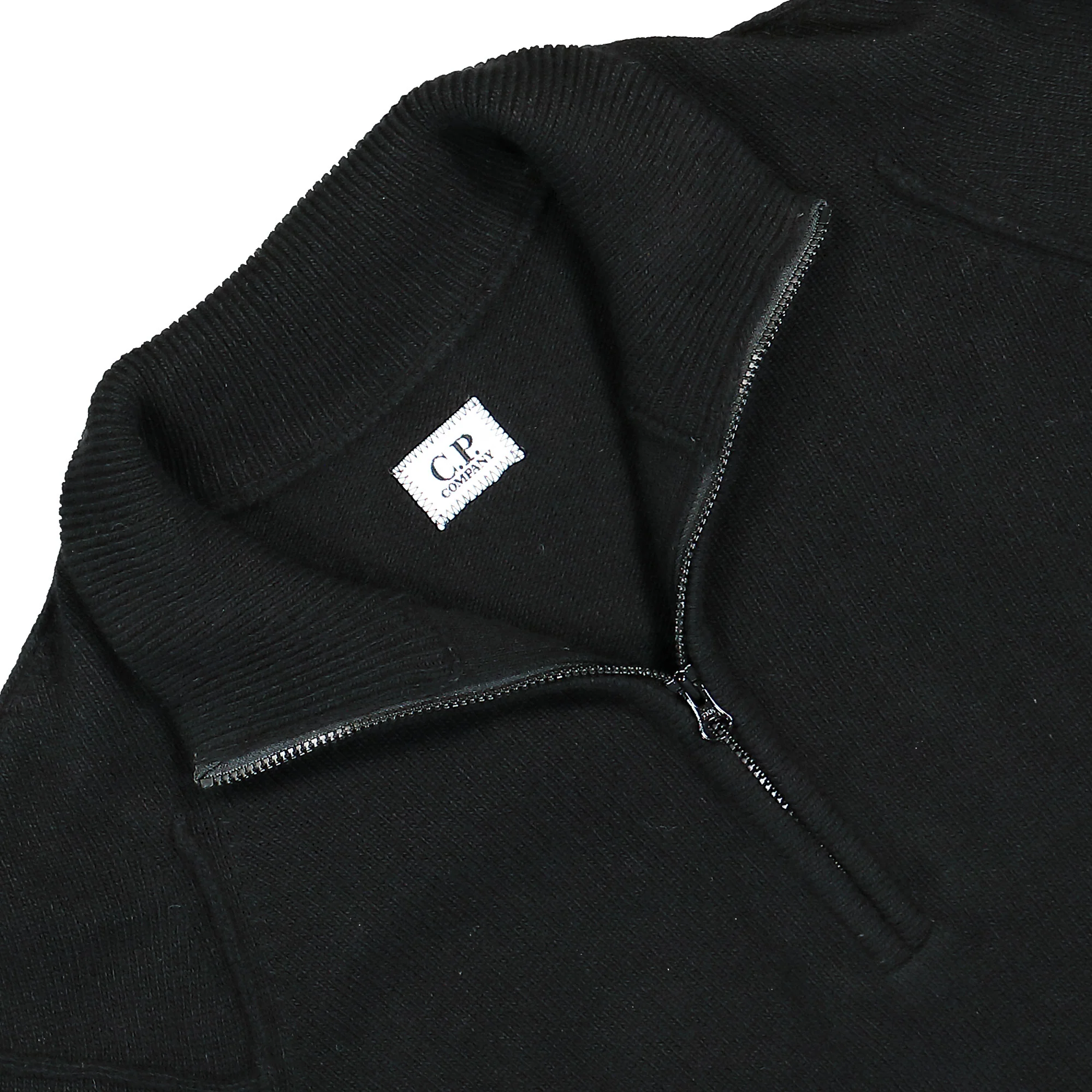 Lambswool GRS Half Zipped Knit Sweater - Image 3
