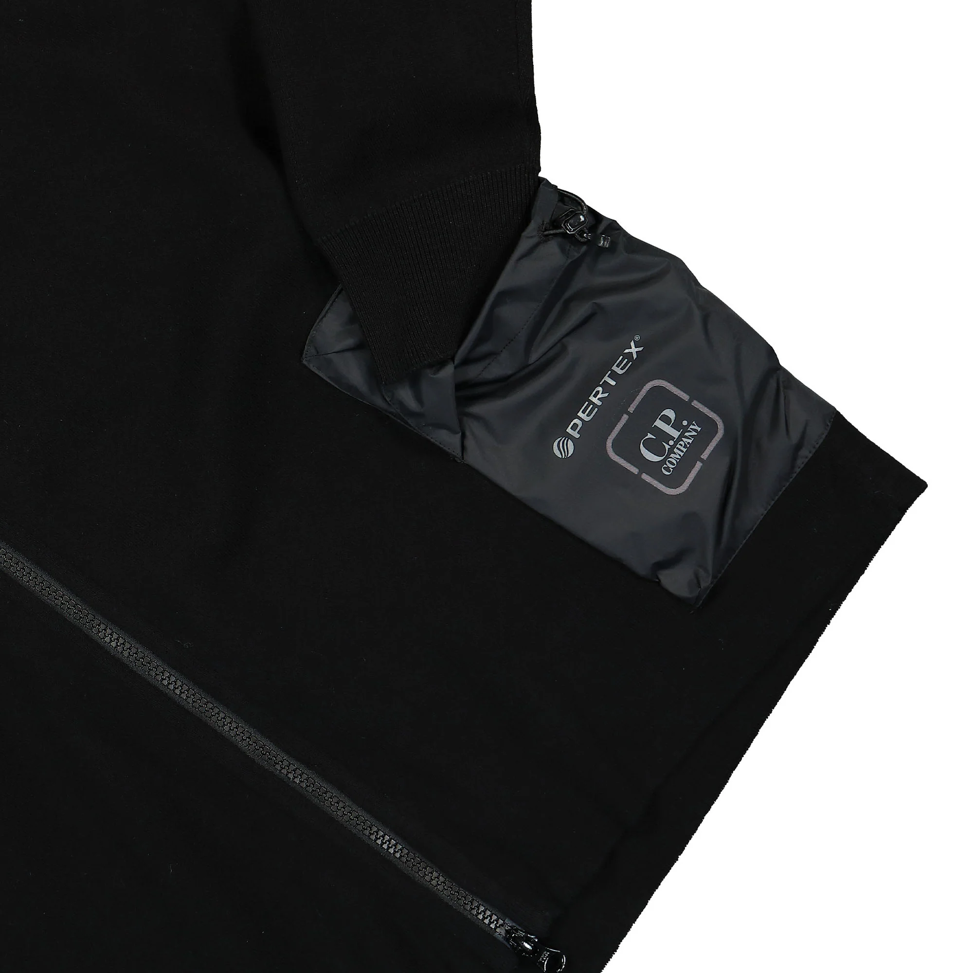 Metropolis Series Double Mixed Zipped Hoodie - Image 4