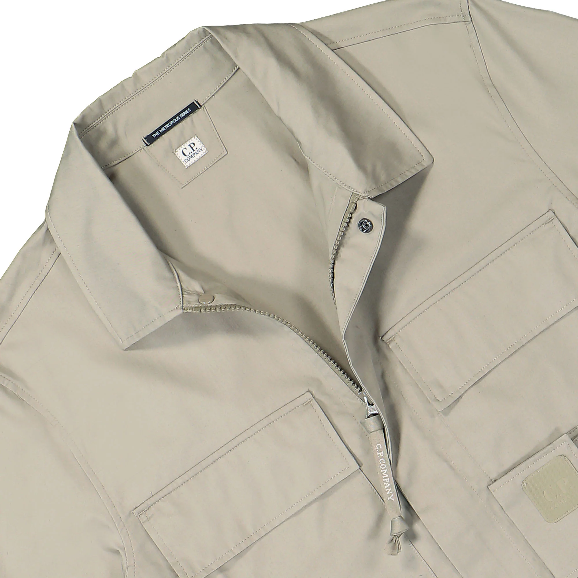 Metropolis Series Gabardine Pocket Shirt - Image 3