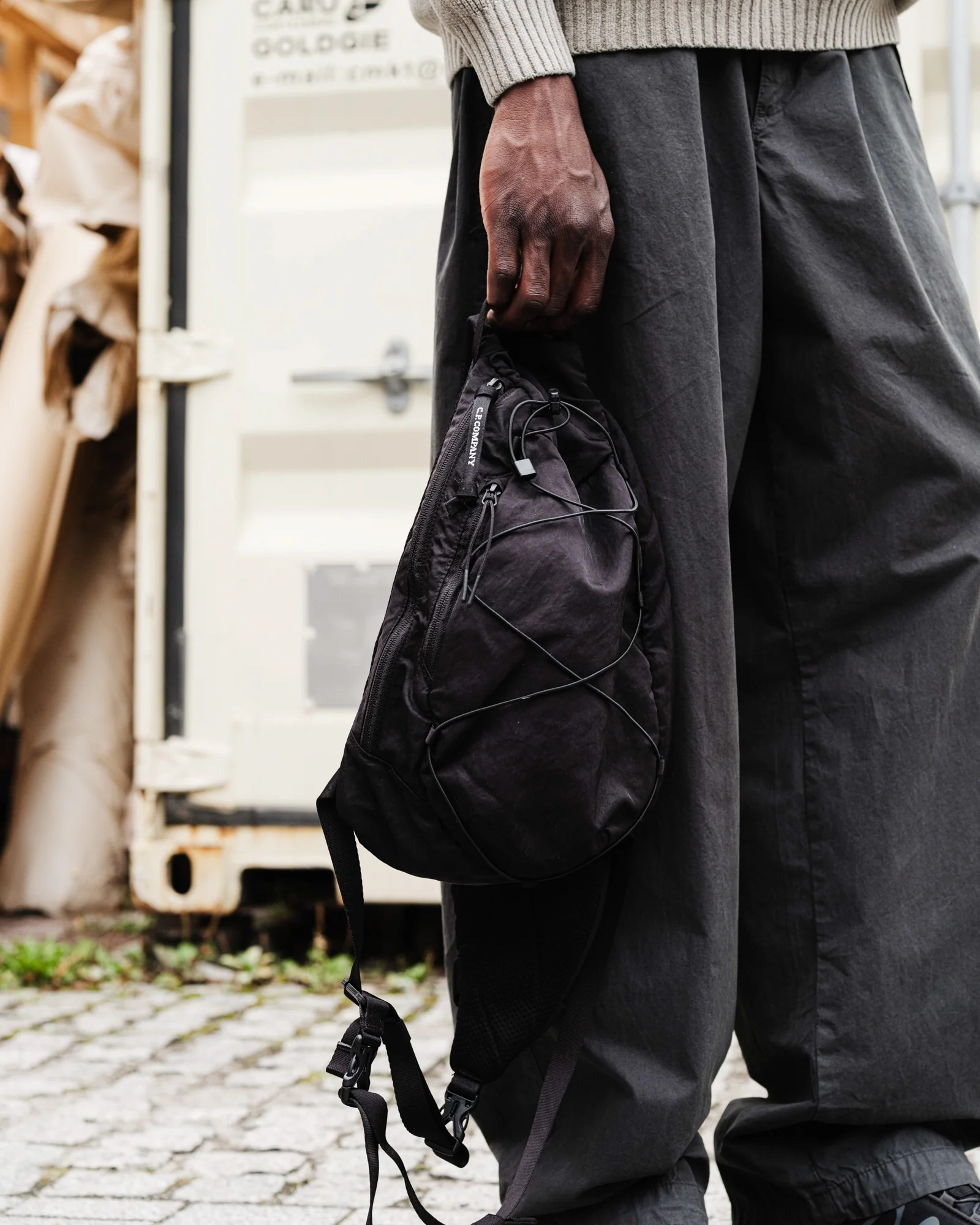 Nylon B Crossbody Backpack - Image 3