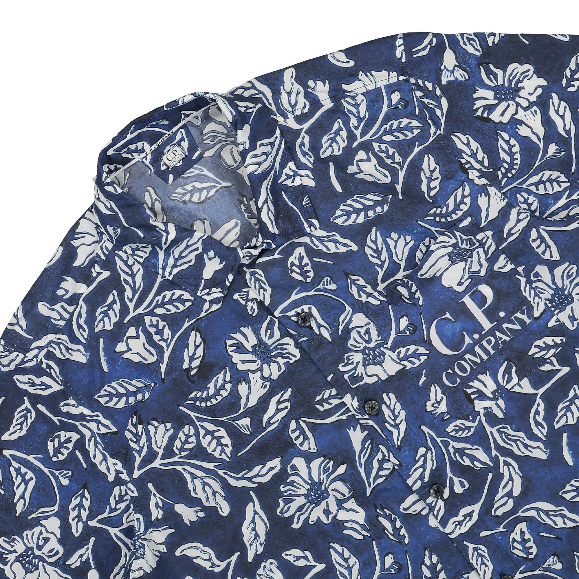 Popeline All-Over Flower Stamp Shirt - Image 4