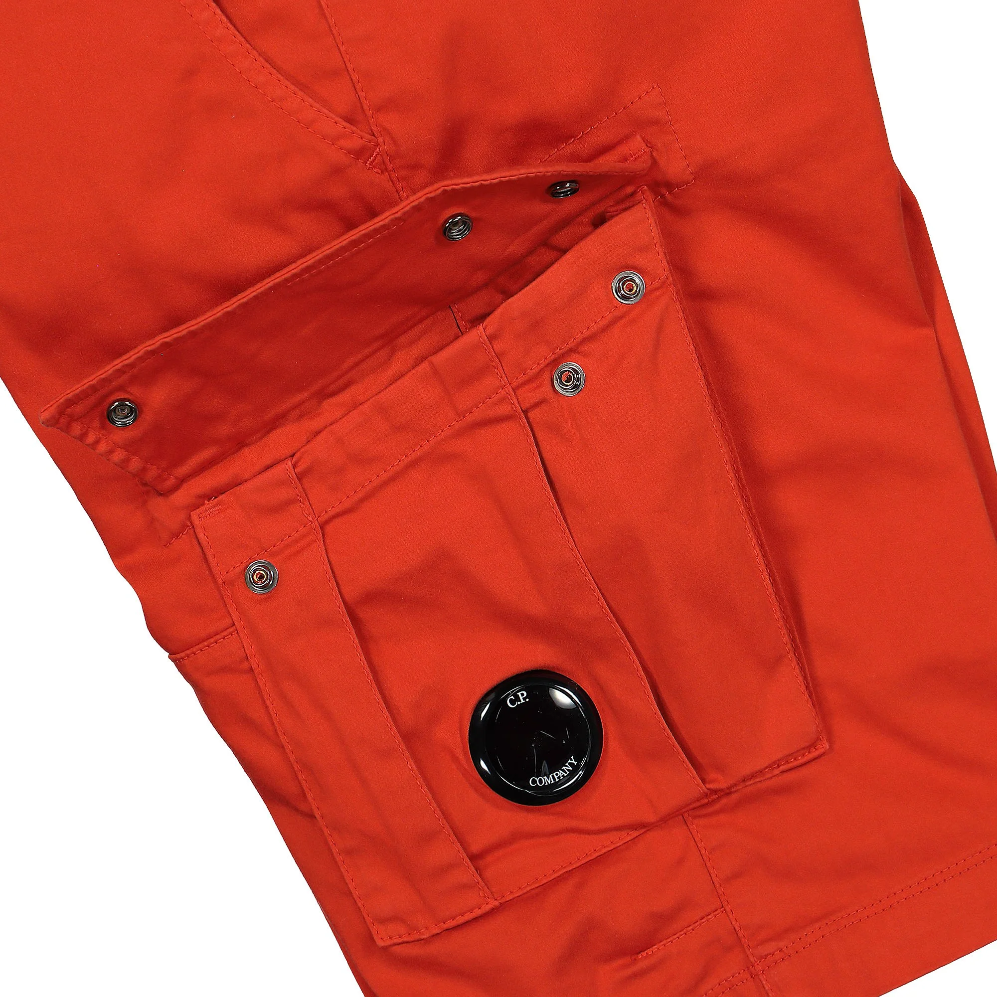 Stretch Sateen Cargo Shorts - Image 4