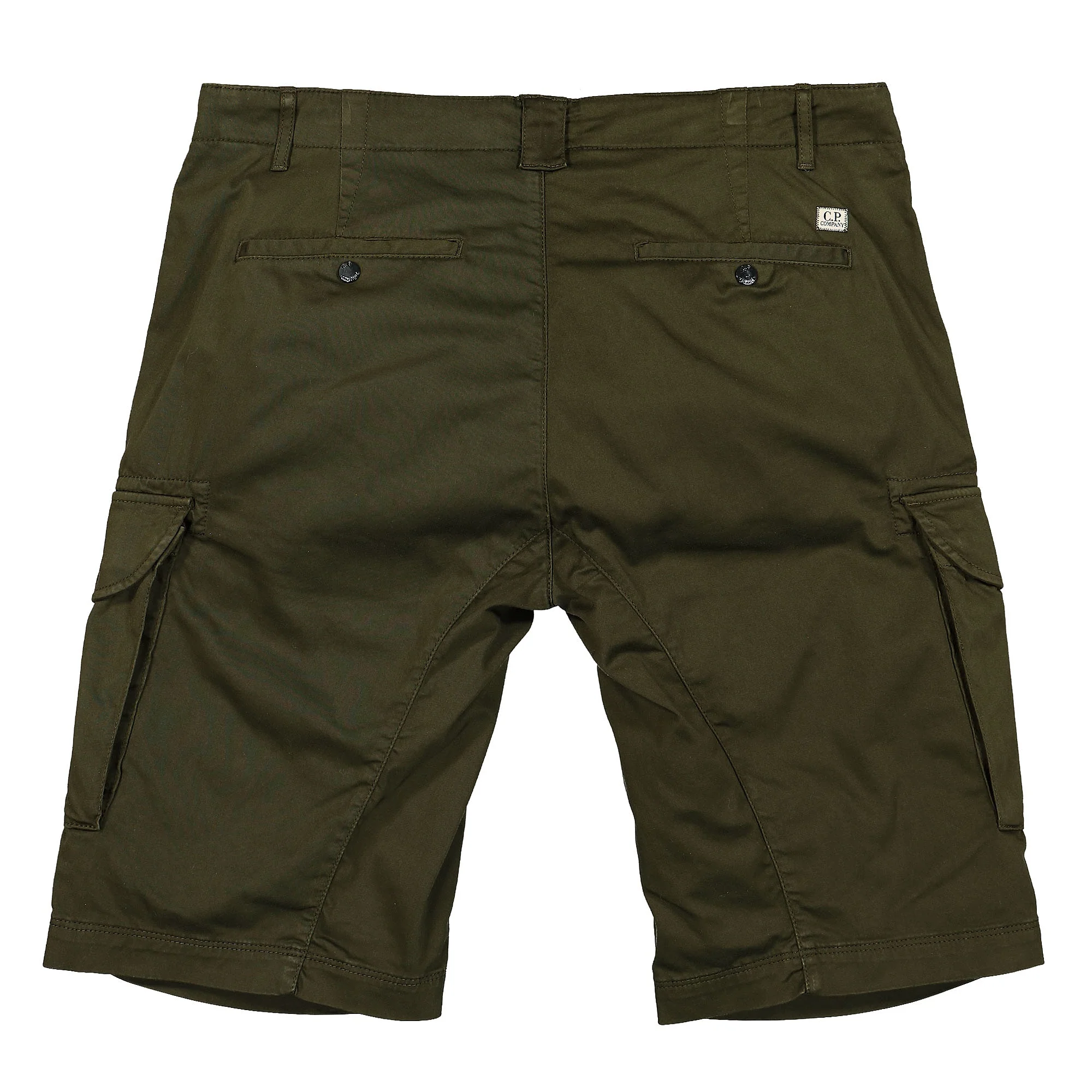 Stretch Sateen Cargo Shorts - Image 2