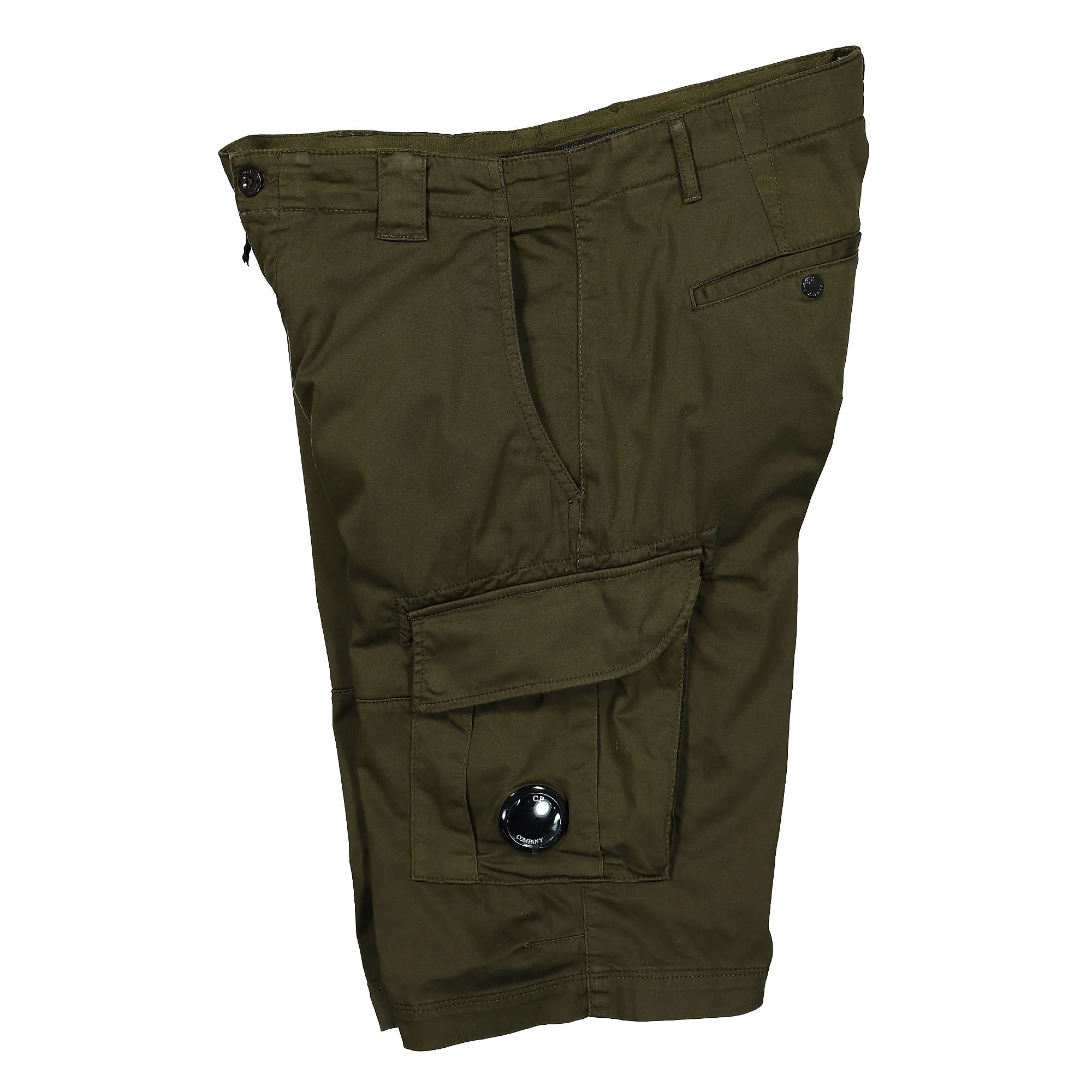 Stretch Sateen Cargo Shorts - Image 3